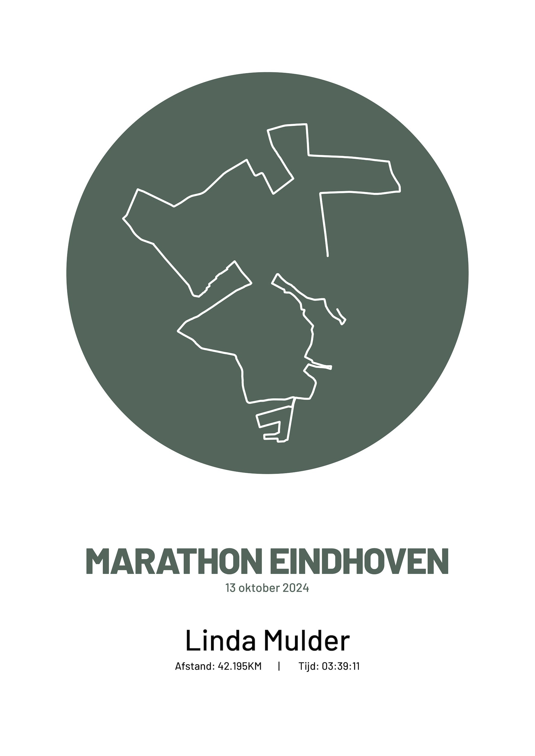 Marathon Eindhoven I Simply Stylish I Poster
