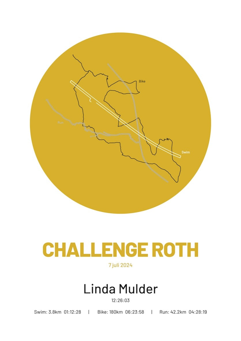 Challenge Roth 2024 - Simply Stylish - Poster