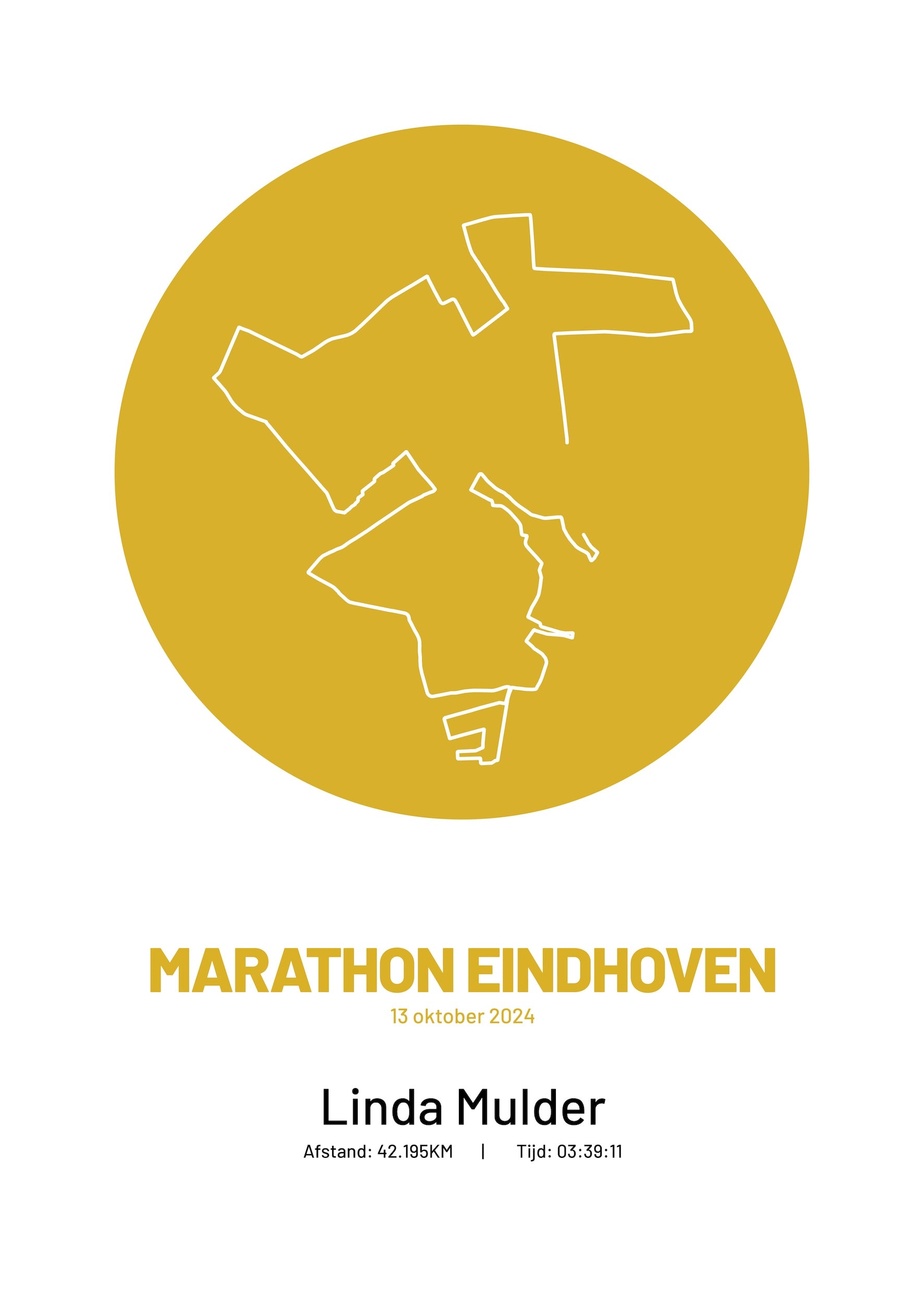 Marathon Eindhoven I Simply Stylish I Poster