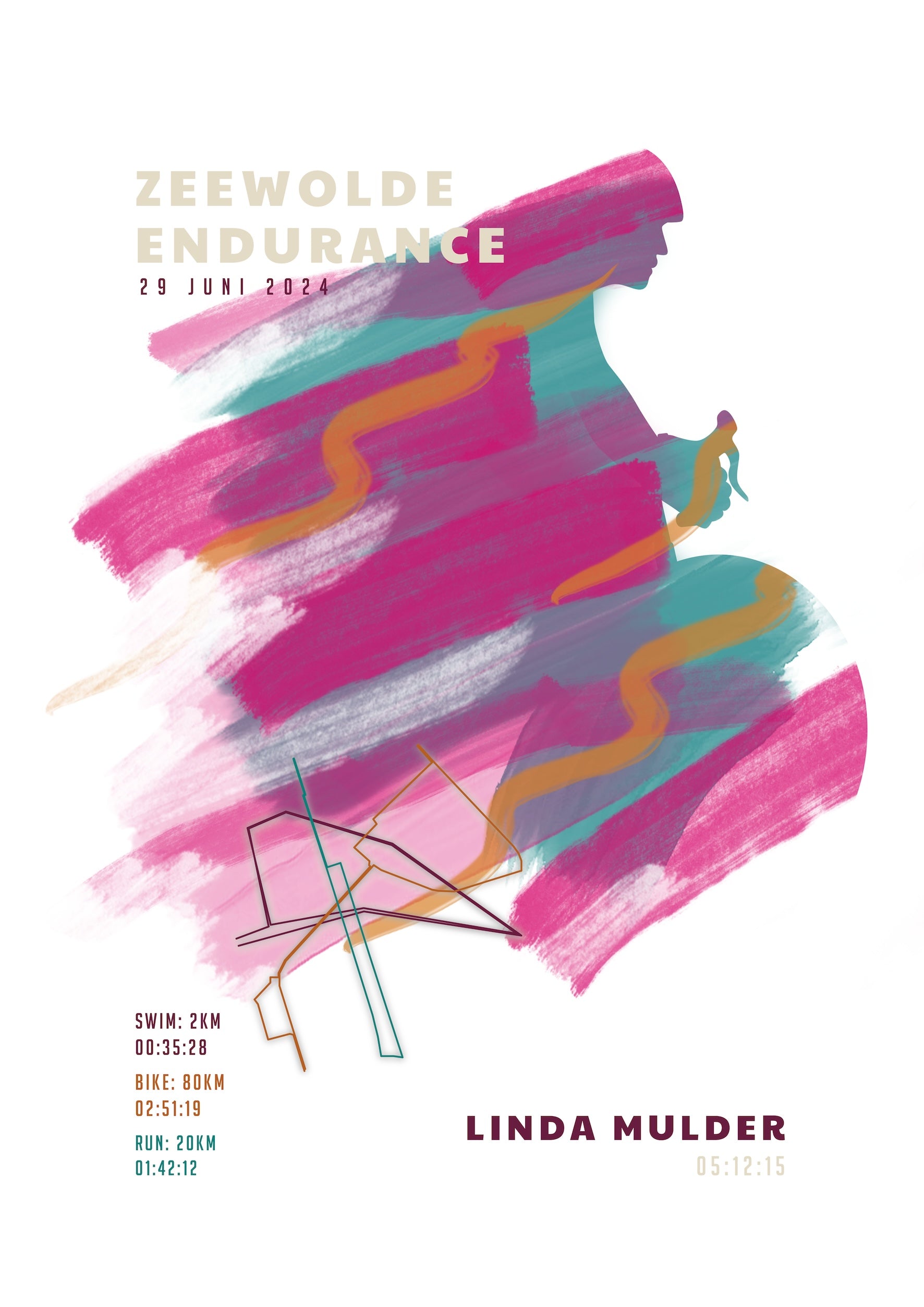 Zeewolde Endurance 2024 - Sportive Art - Poster