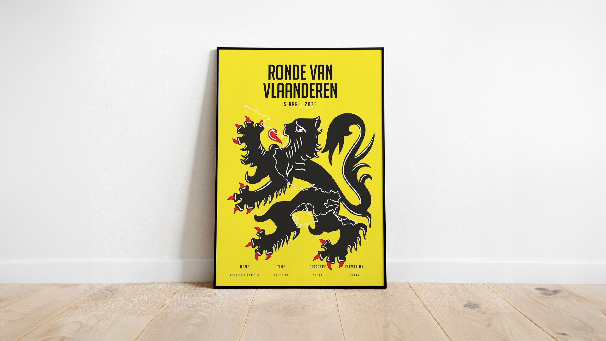 Ronde van Vlaanderen 2025 I City Flag I Poster