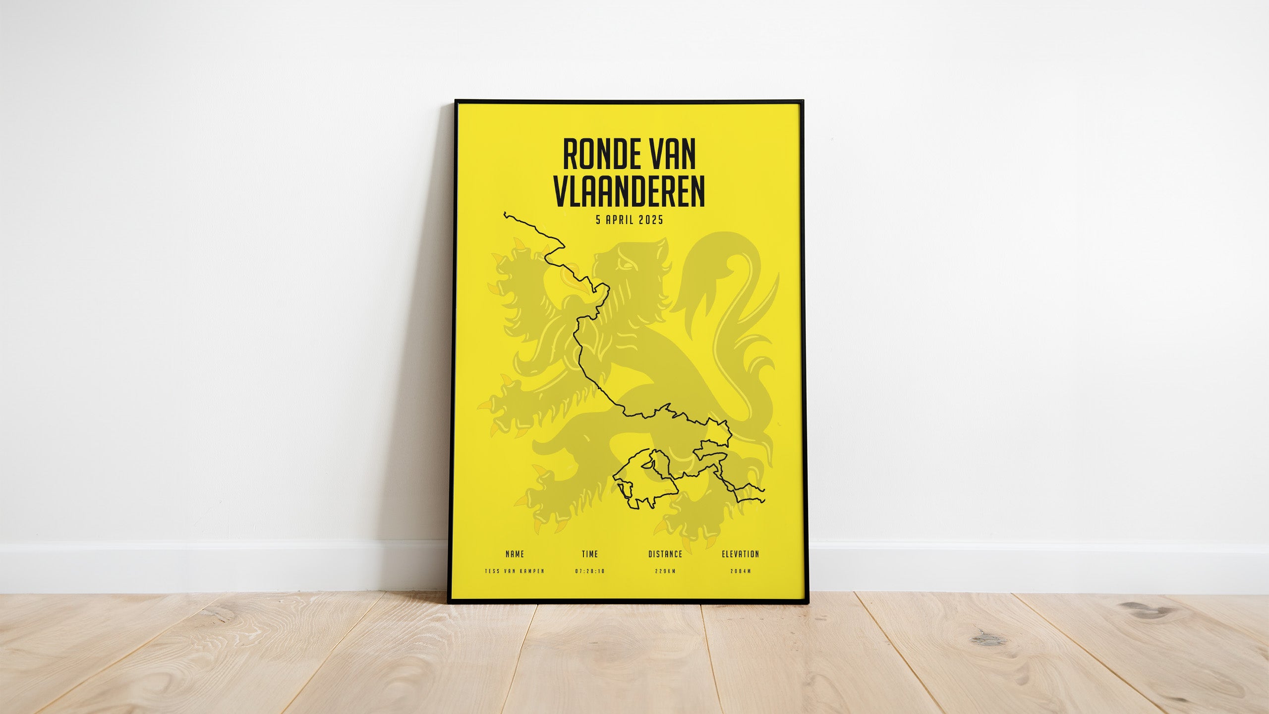 Ronde van Vlaanderen 2025 I City Flag I Poster