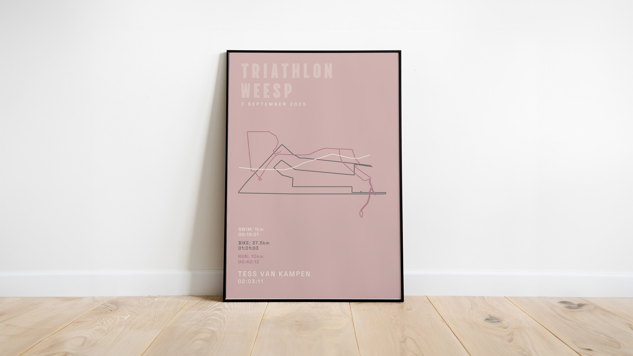 Triathlon Weesp 2025 I Classic Solid I Poster
