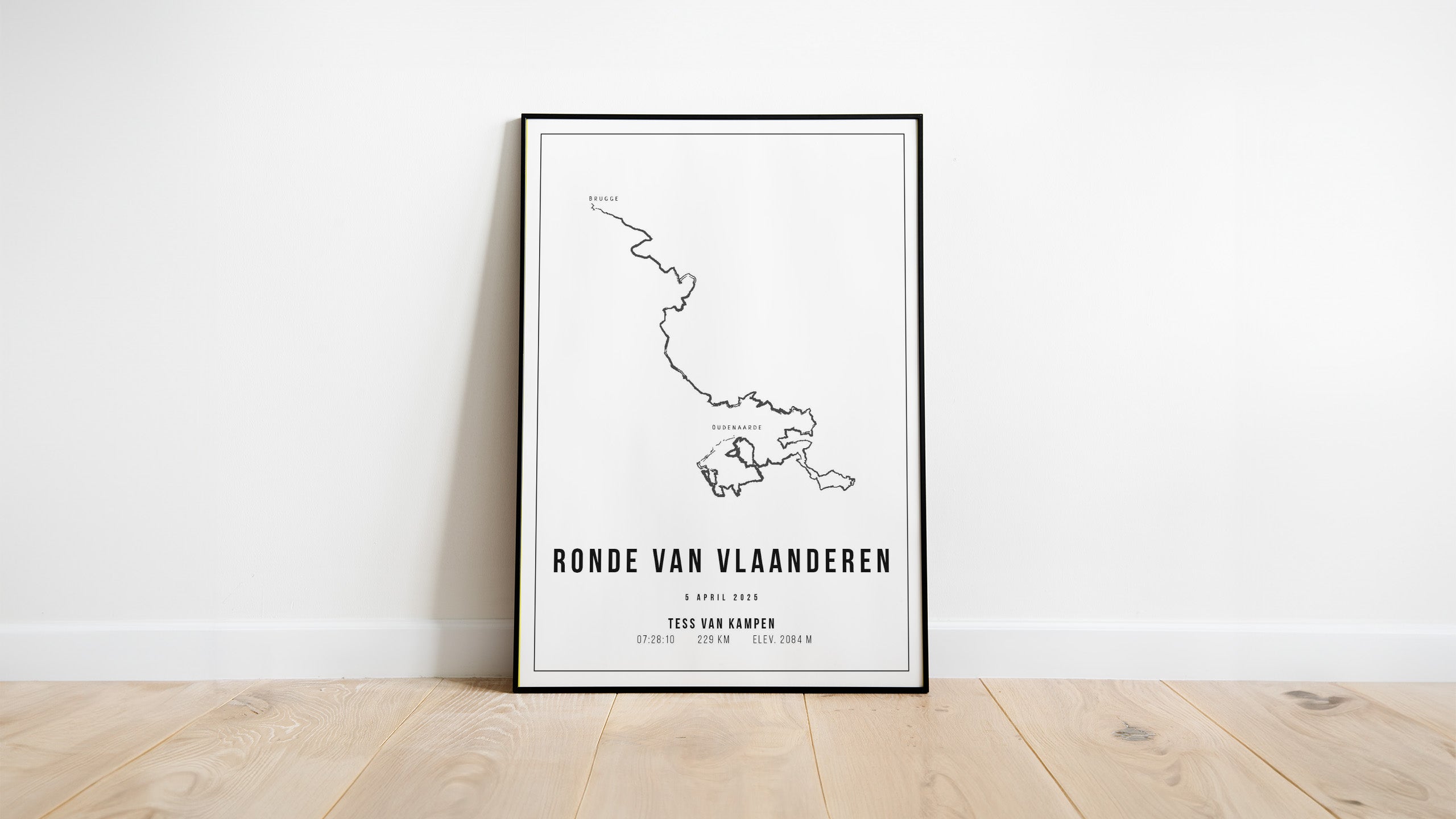 Ronde van Vlaanderen 2025 I Handmade Drawing I Poster
