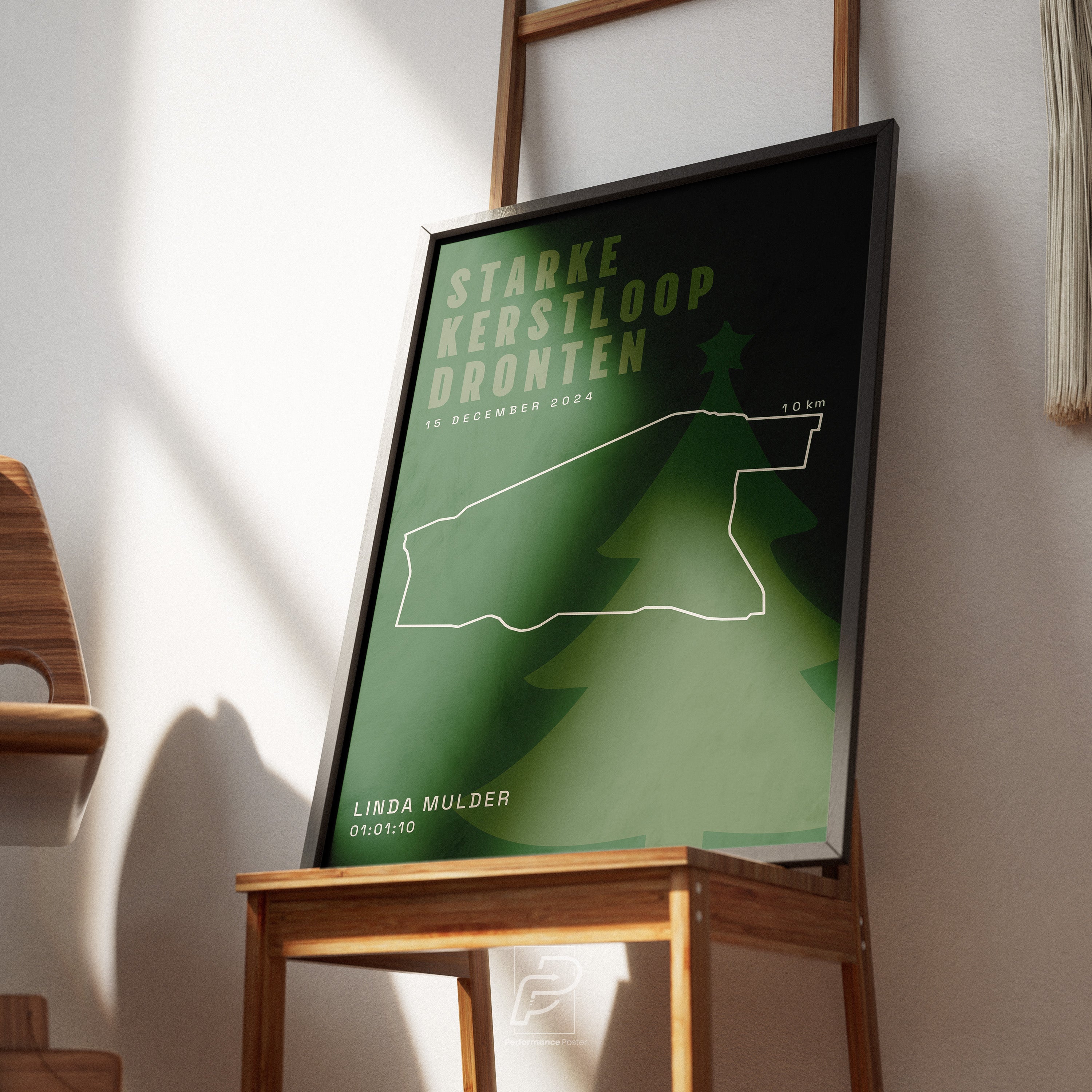 Starke kerstloop Dronten 2024 I Classic Solid I Poster