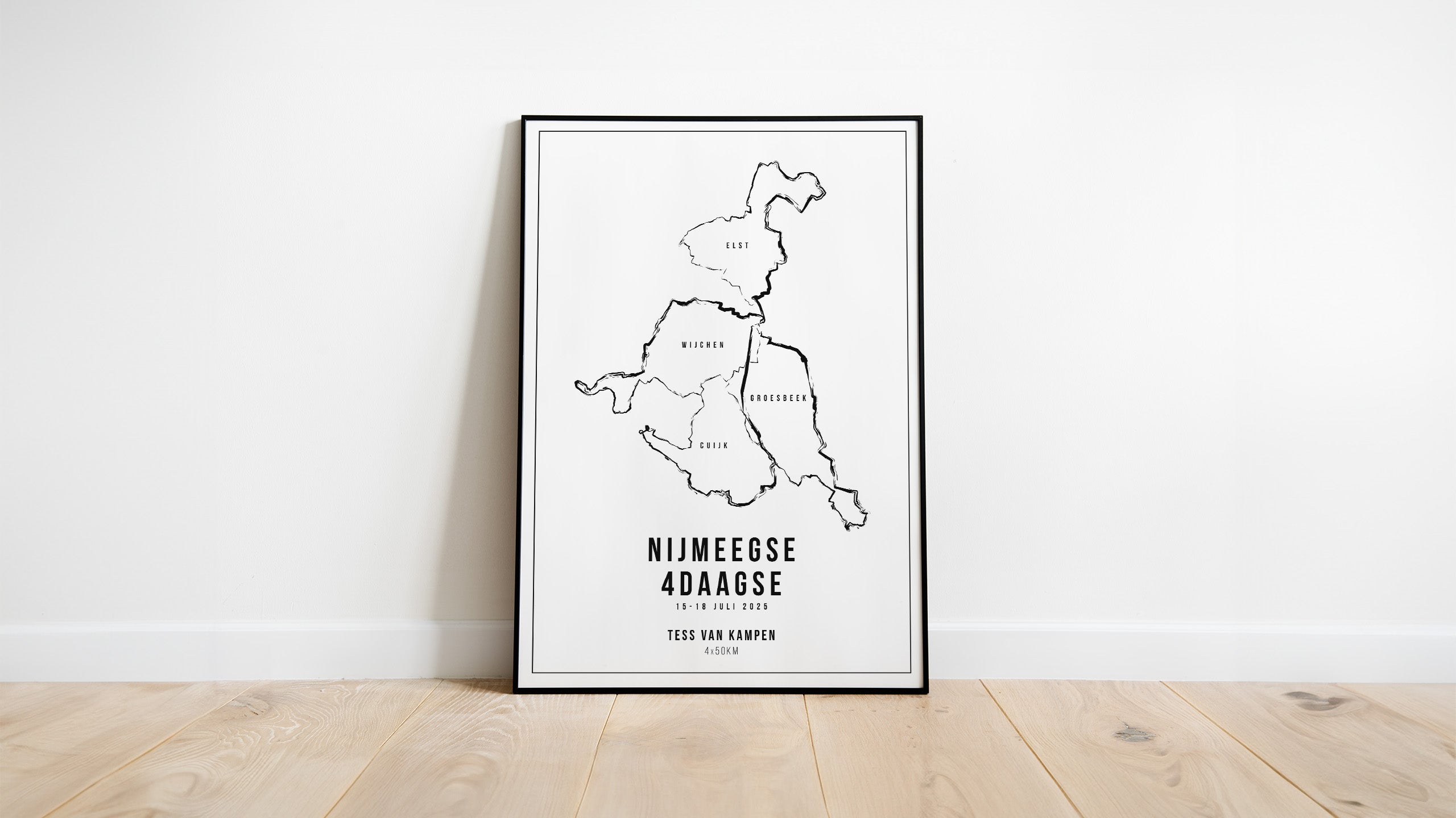 2025 Nijmeegse 4Daagse poster met naam!