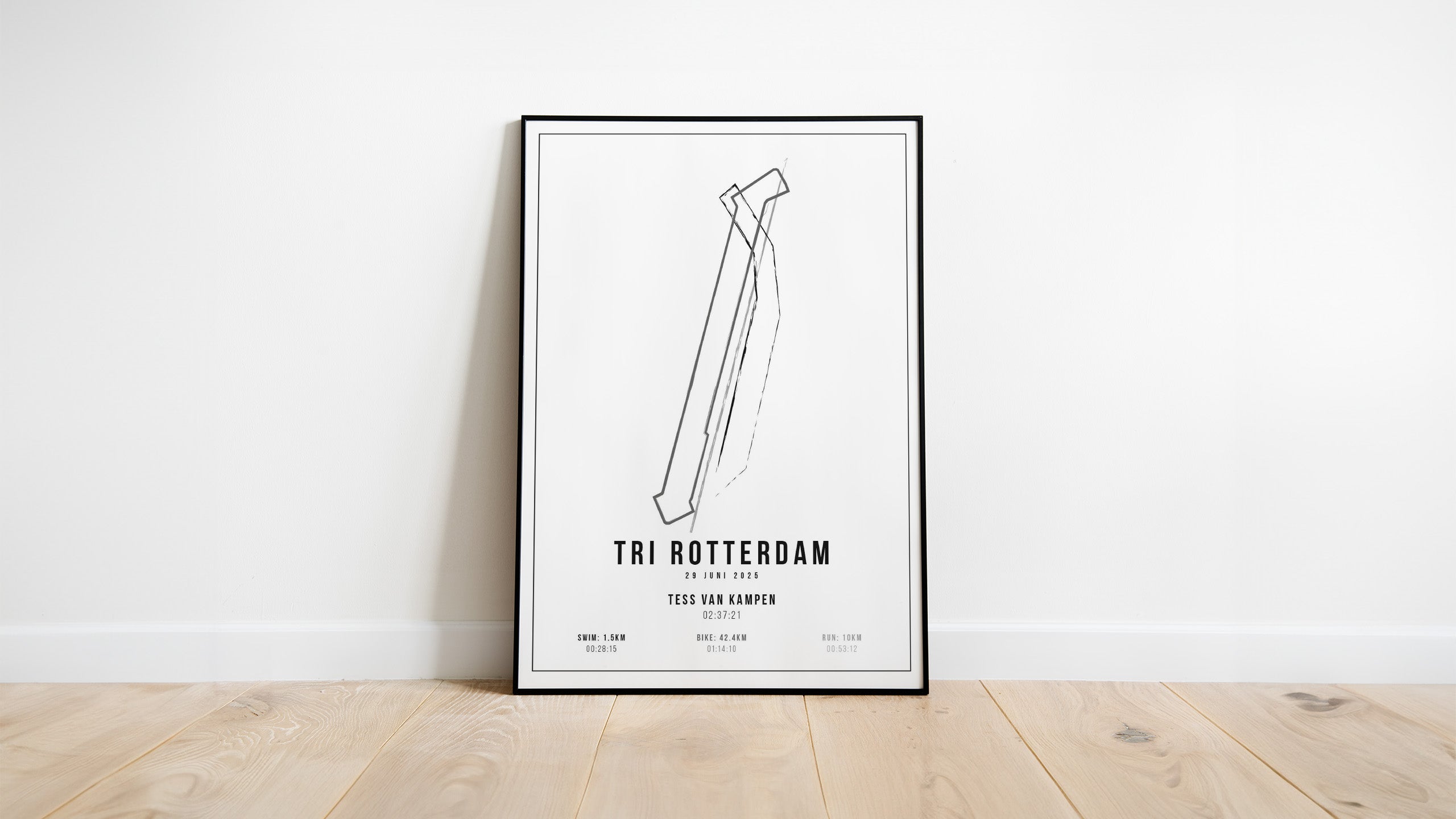 Tri Rotterdam 2025 I Handmade Drawing I Poster