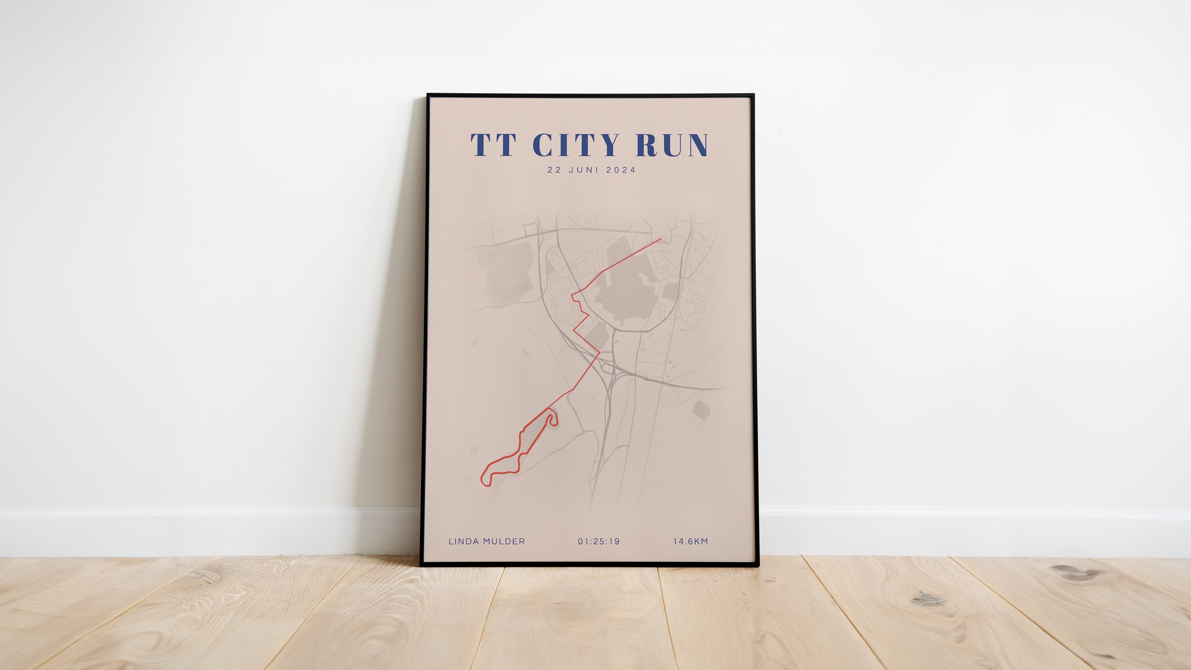 TT City Run - Classic Citymap - Poster