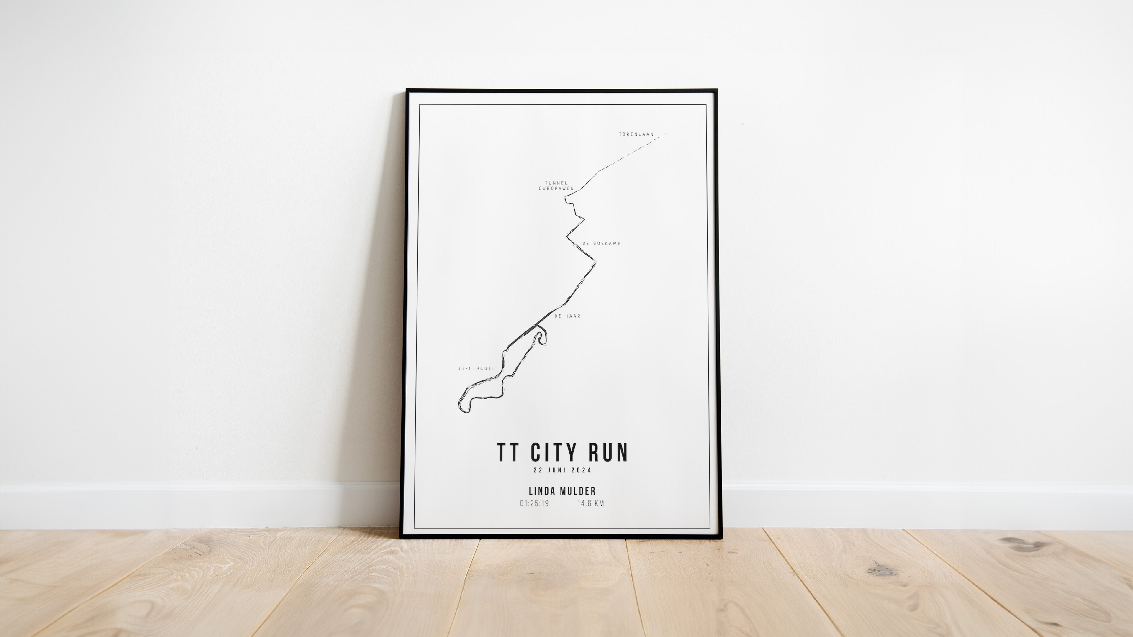 TT City Run - Handmade Drawing - Poster