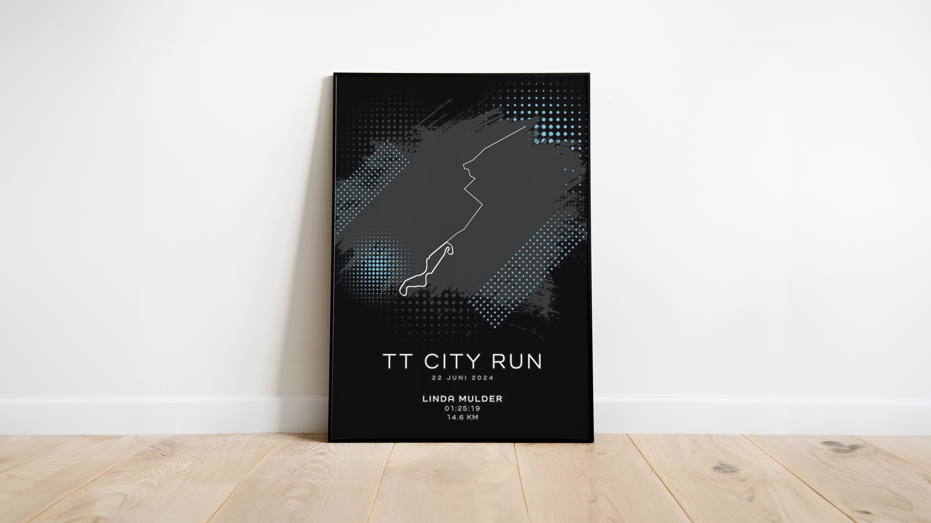 TT City Run - Modern Dark - Poster