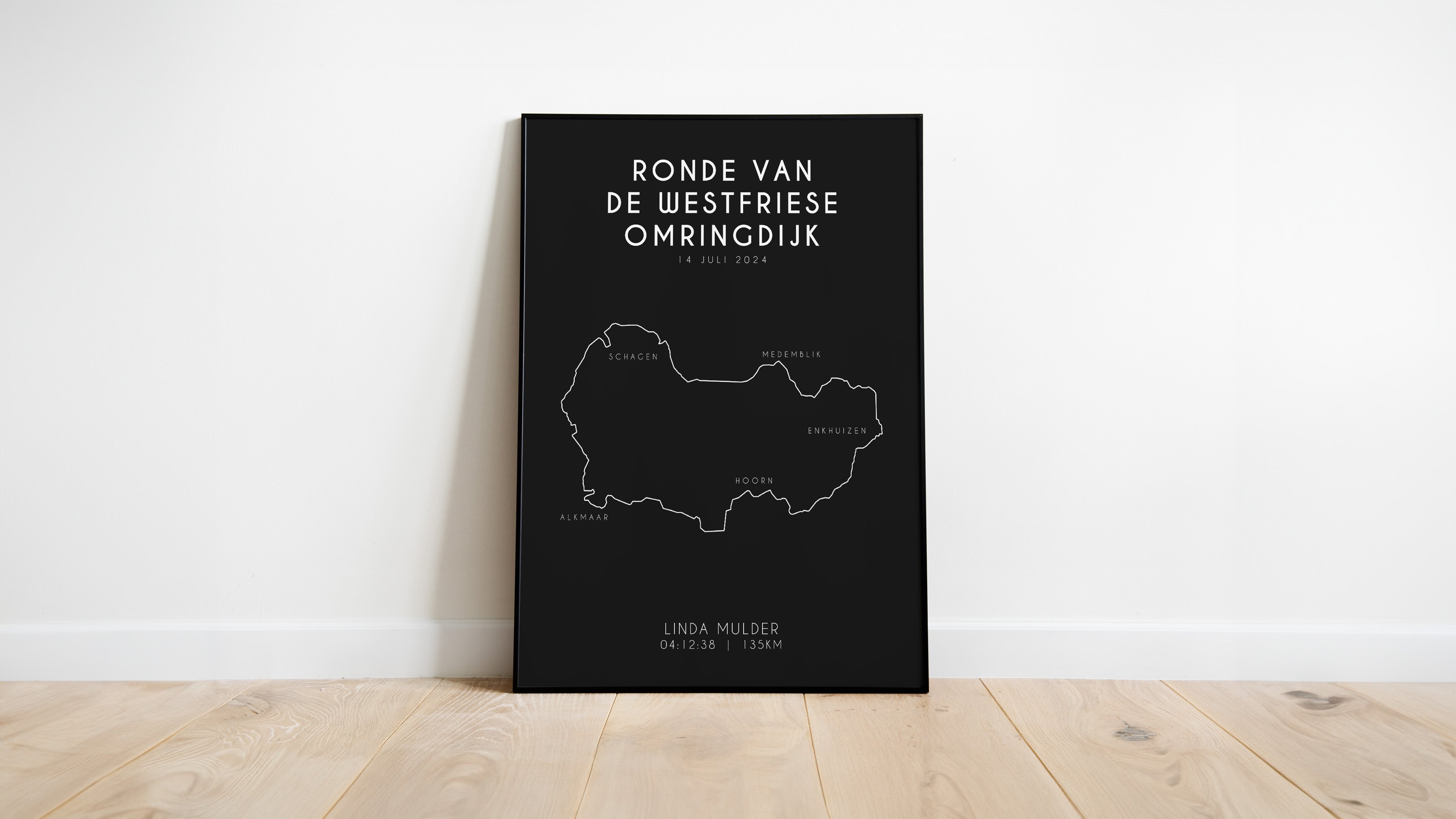 Ronde van de Westfriese Omringdijk 2024 I Poster met naam