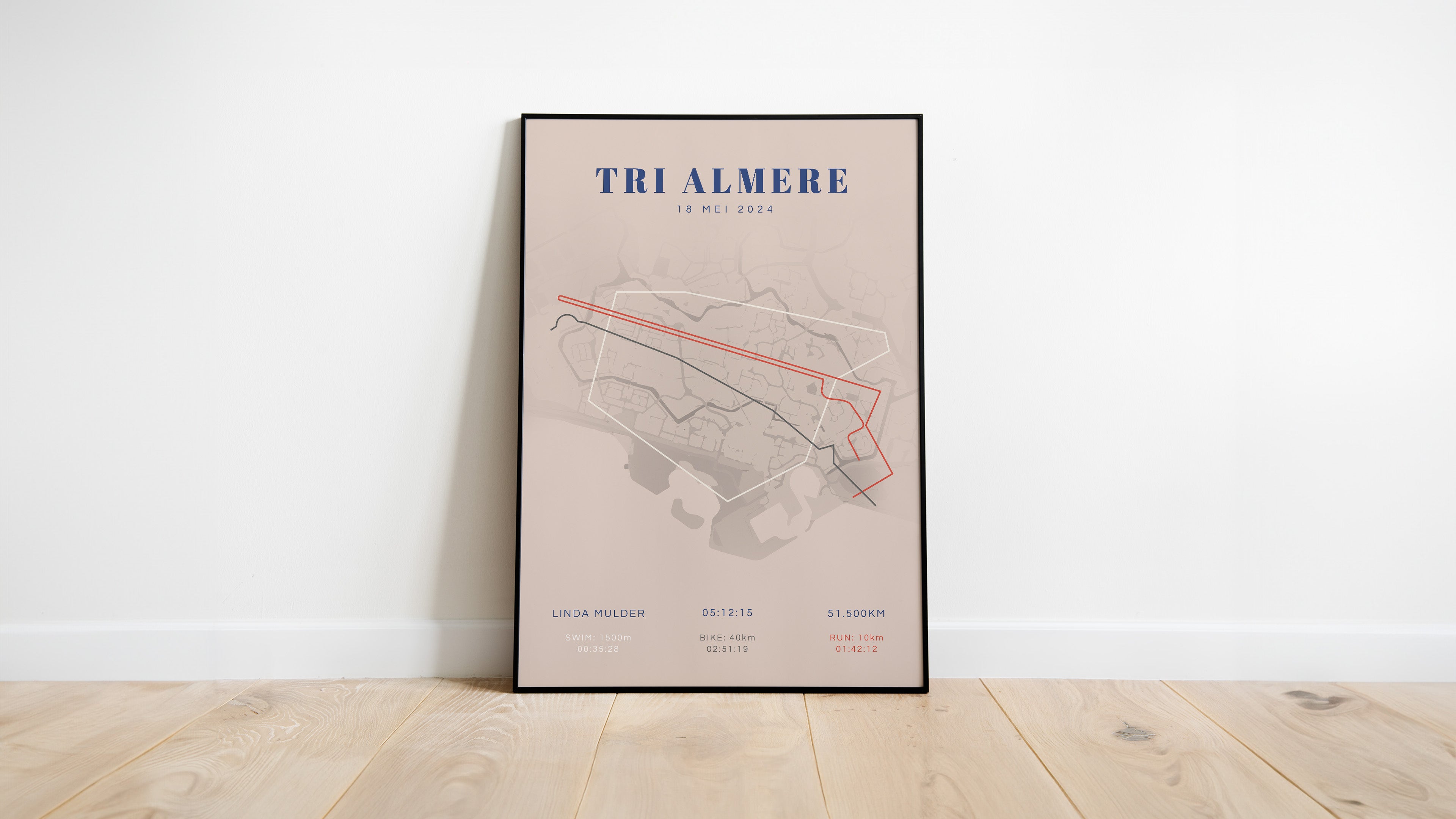 Tri Almere - Classic Citymap - Poster