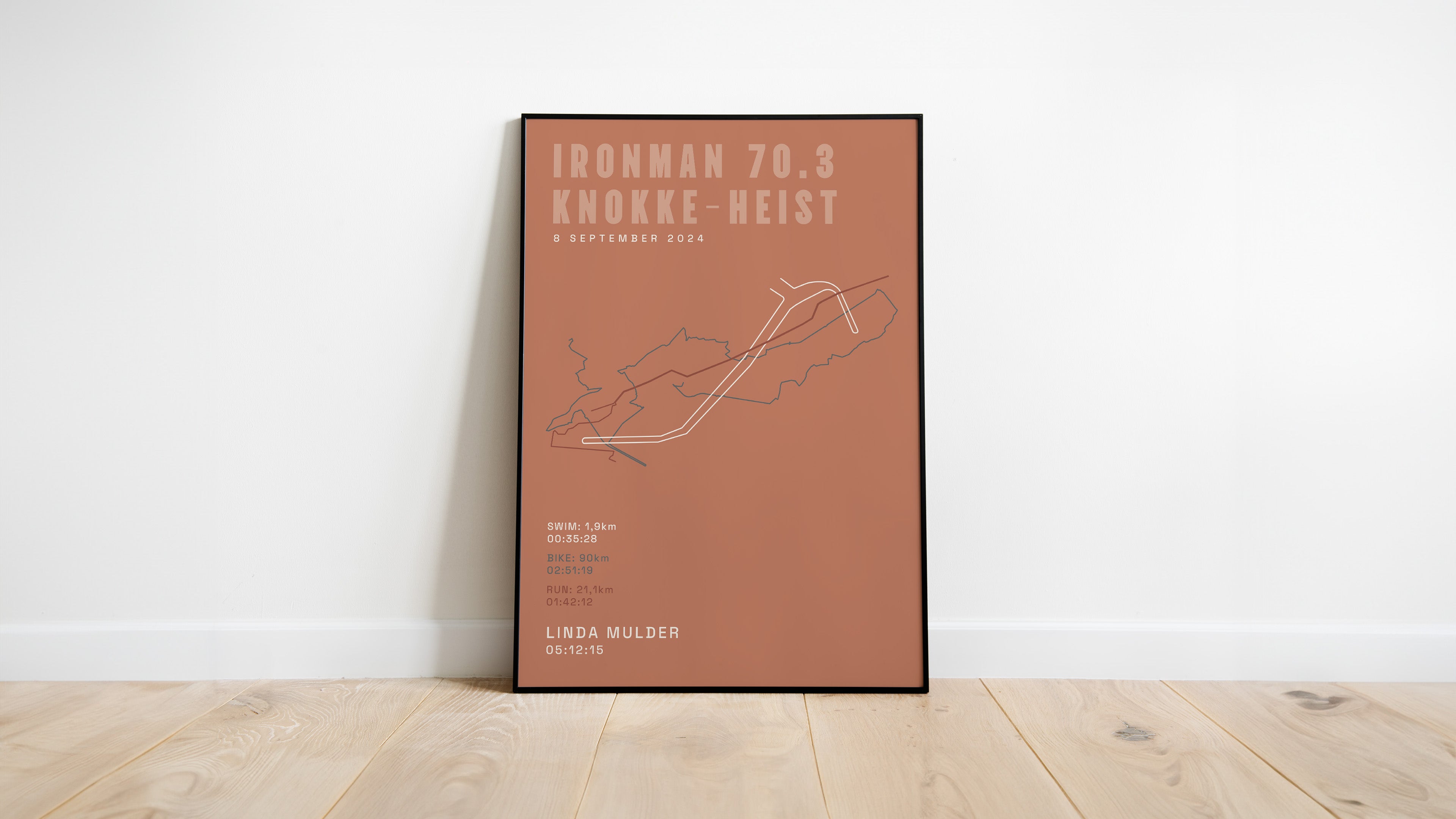 Ironman 70.3 Knokke-Heist I Classic Solid I Poster