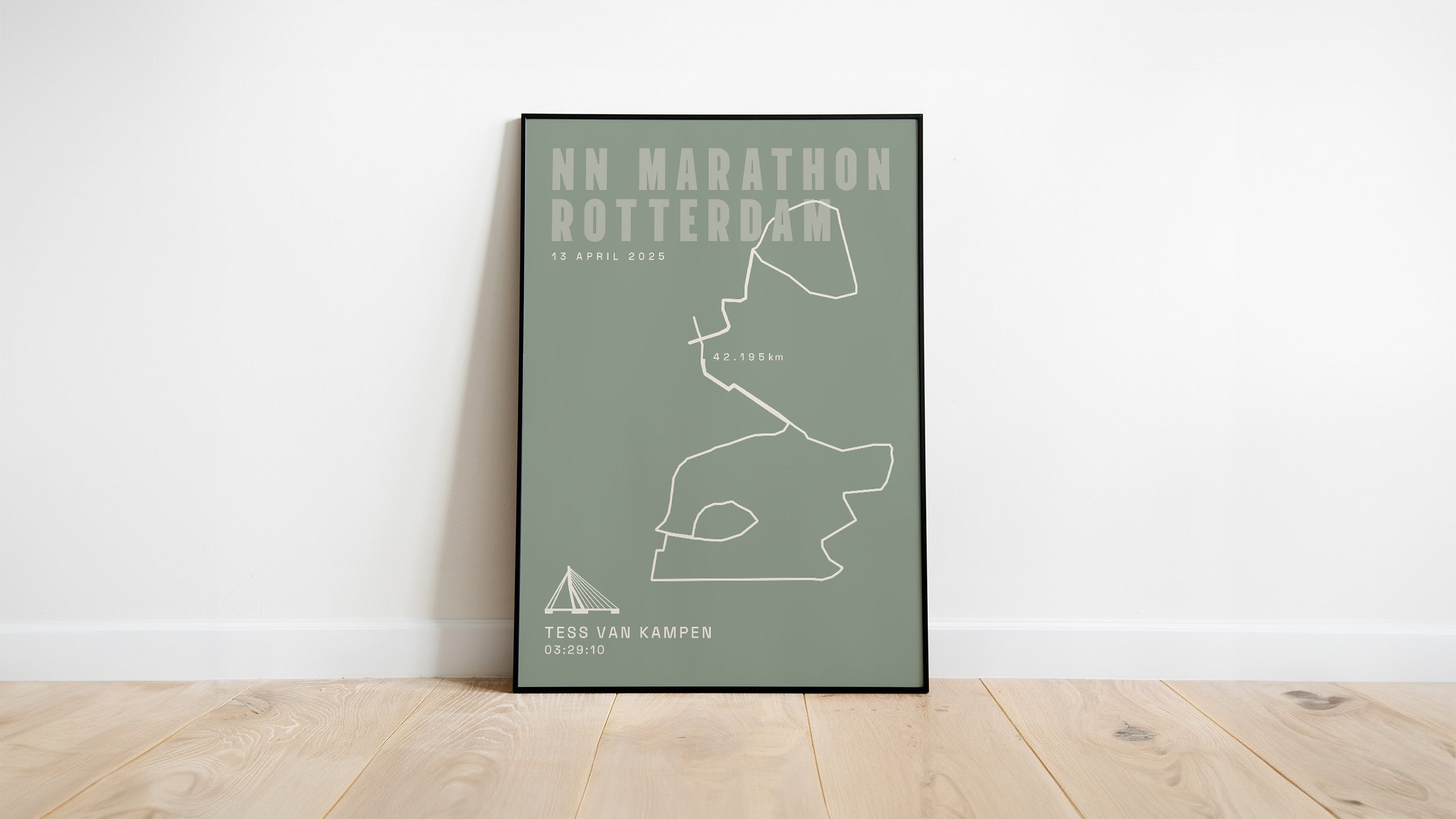 Marathon Rotterdam 2025 I Classic Solid I Poster
