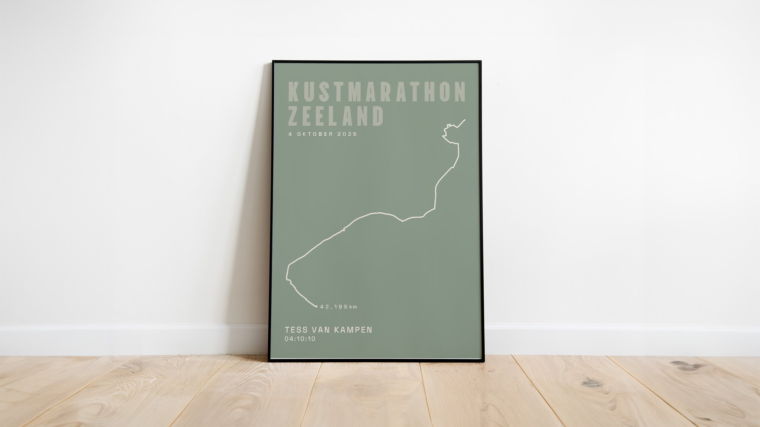 Kustmarathon Zeeland 2025 I Classic Solid I Poster