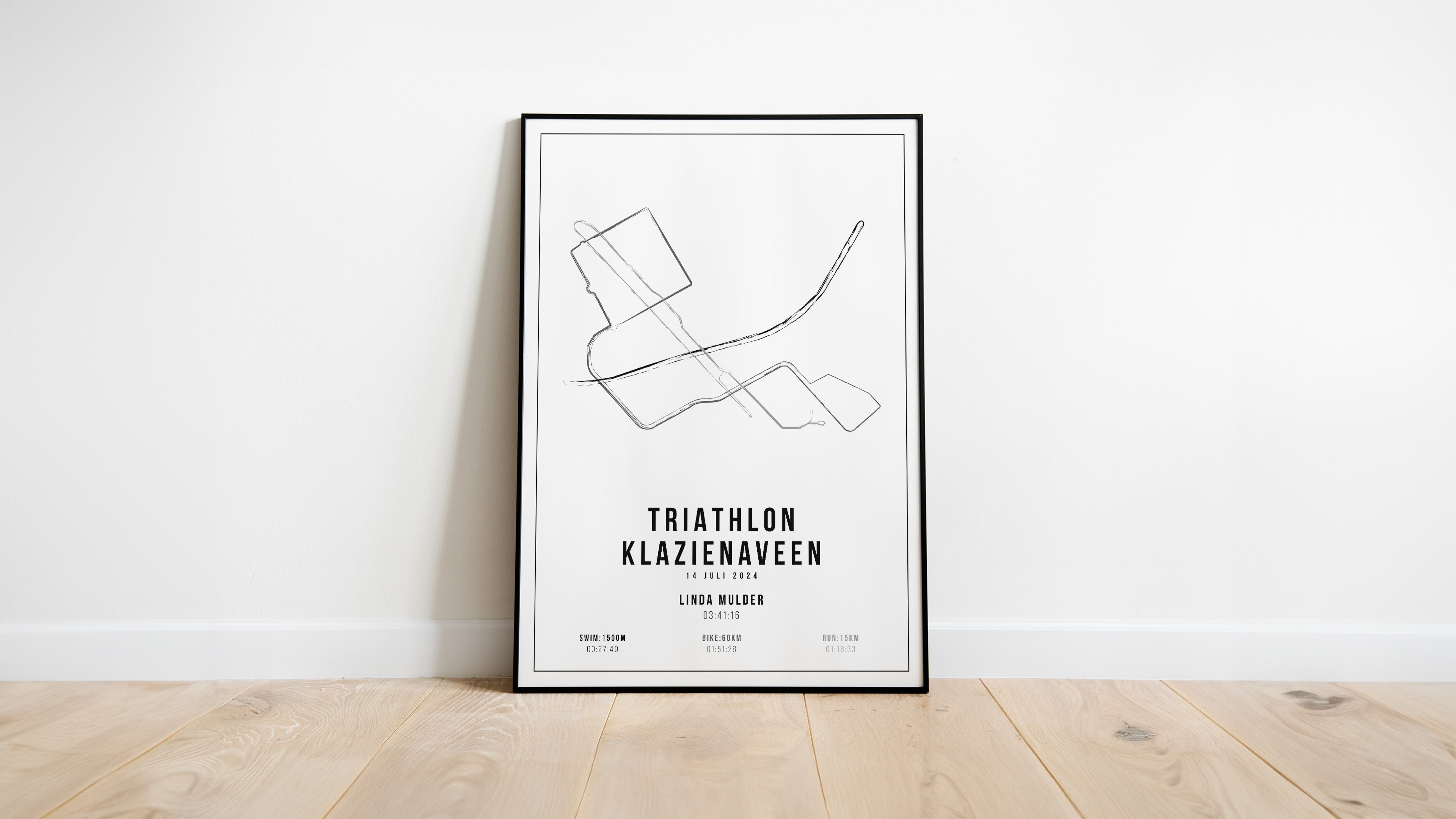 Triathlon Klazienaveen 2024 I Poster met naam