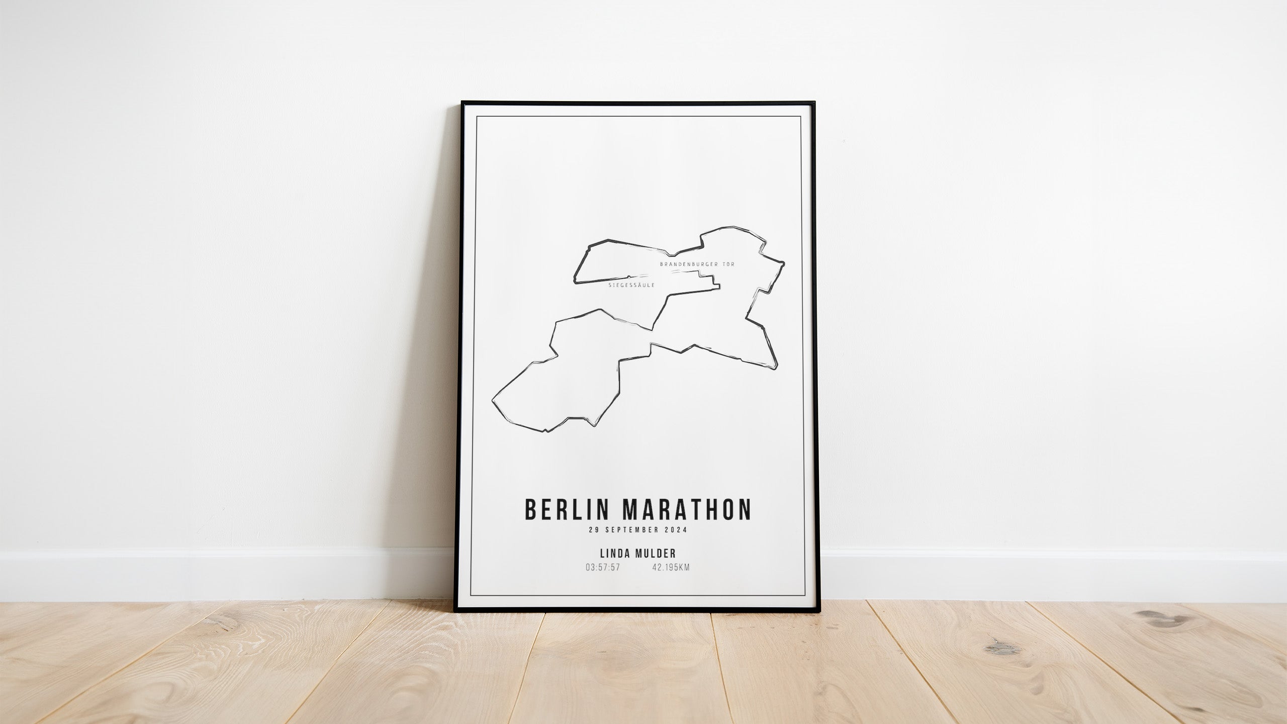 Berlin Marathon 2024 I Handmade Drawing I Poster