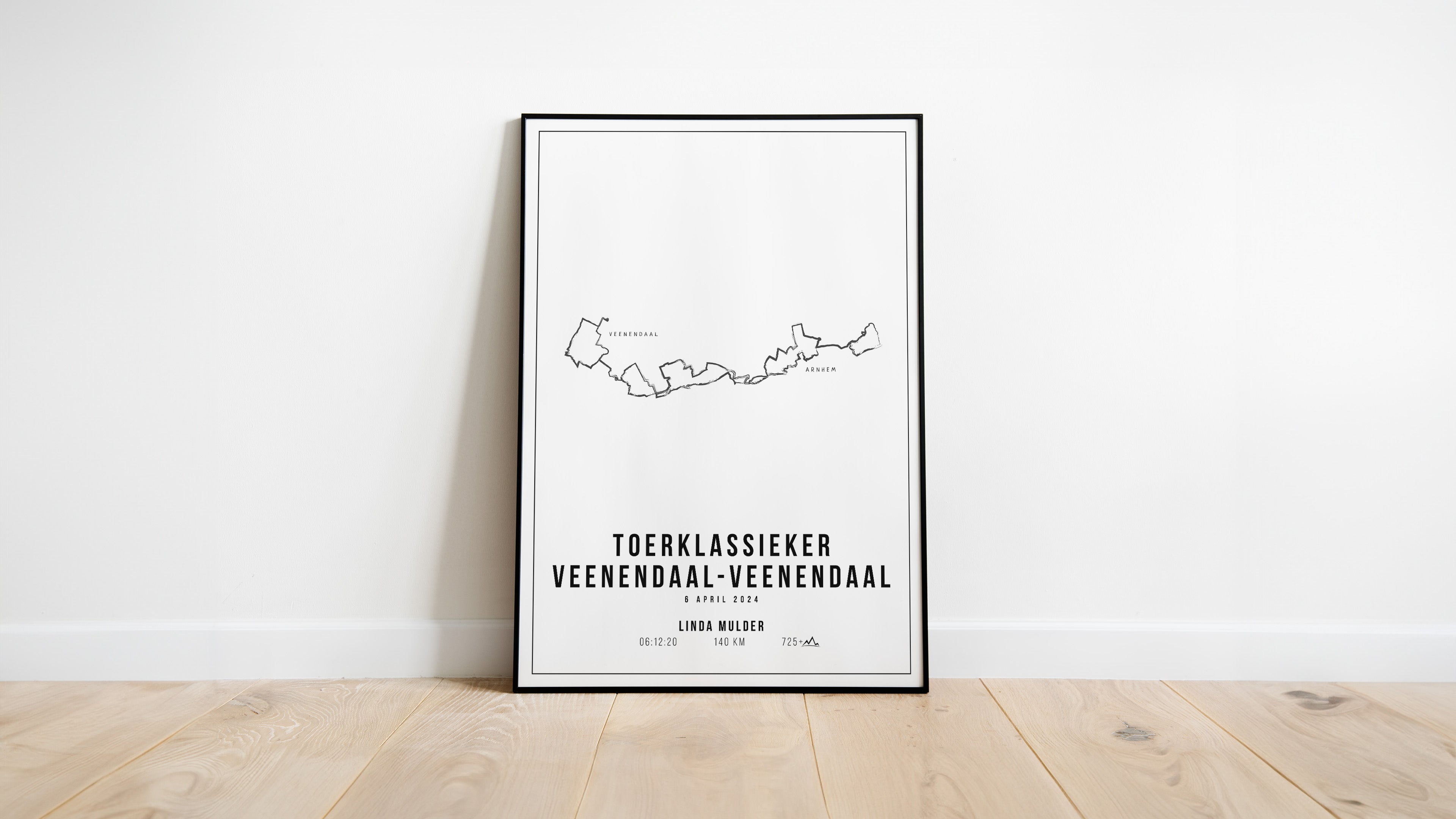 Toerklassieker Veenendaal-Veenendaal 140KM I Handmade Drawing I Poster