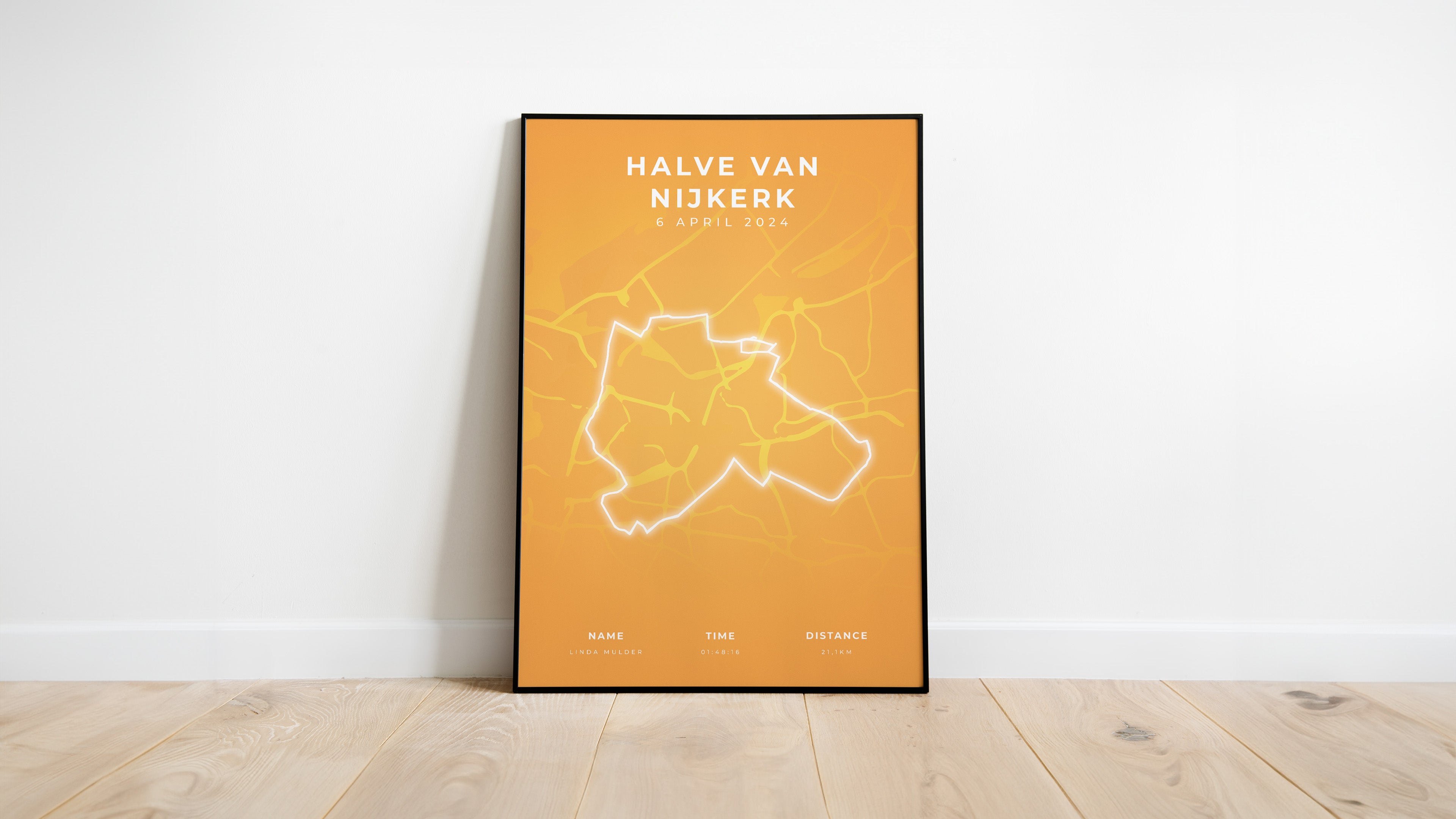 Halve van Nijkerk 2024 - Modern Citymap - Poster