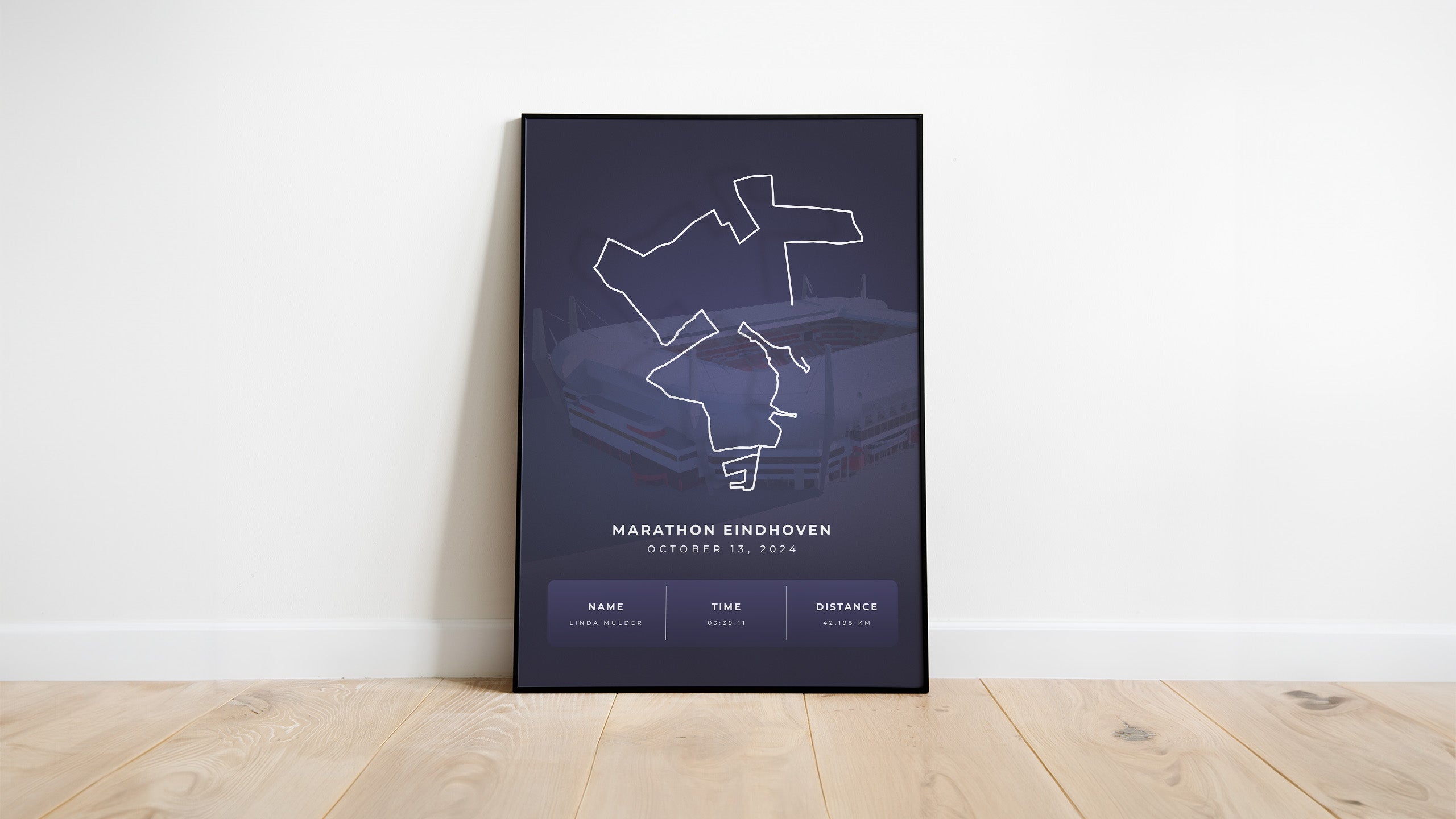 Marathon Eindhoven I Stylish Landmark I Poster