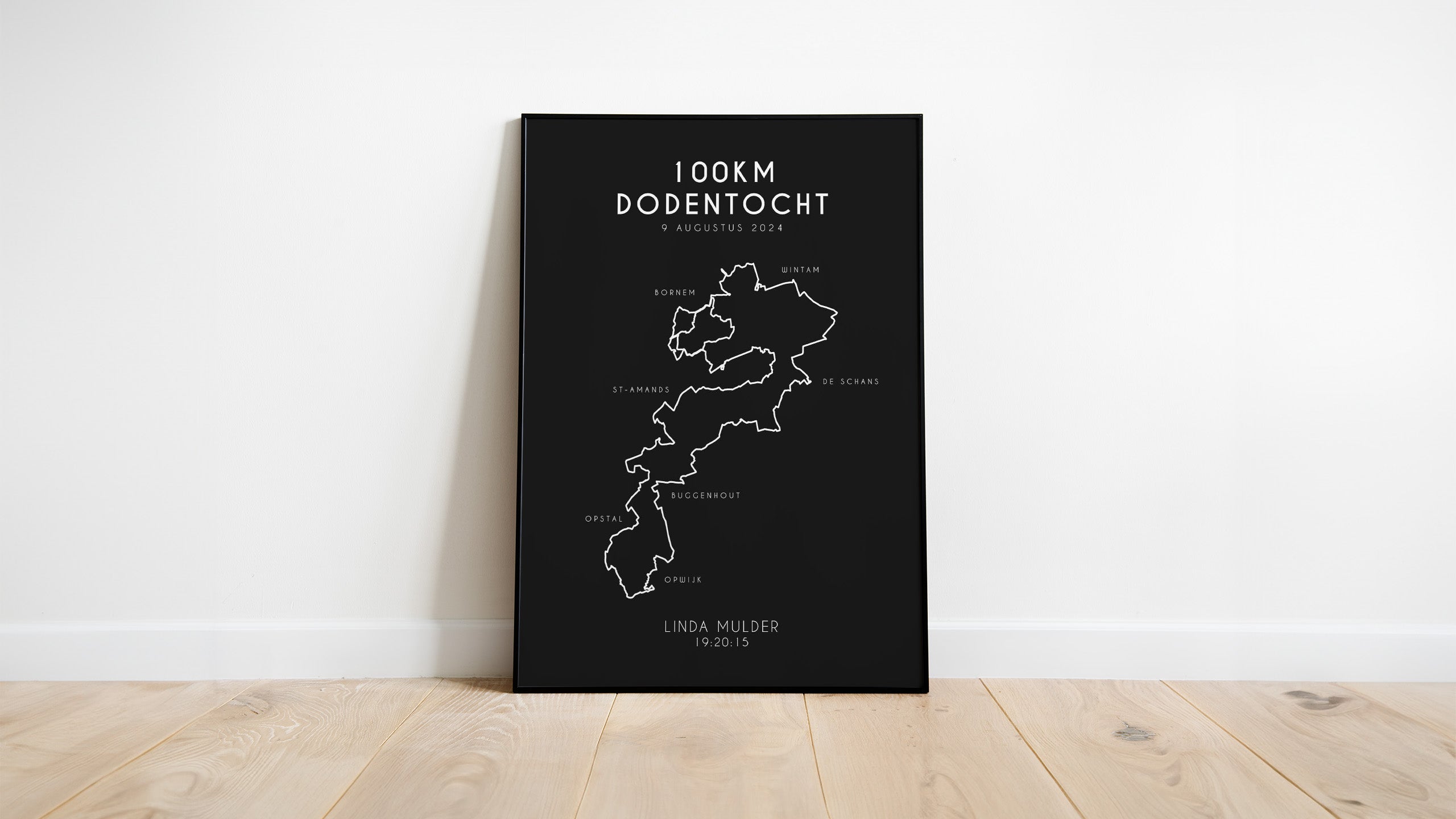 100km Dodentocht 2024 I Poster met naam