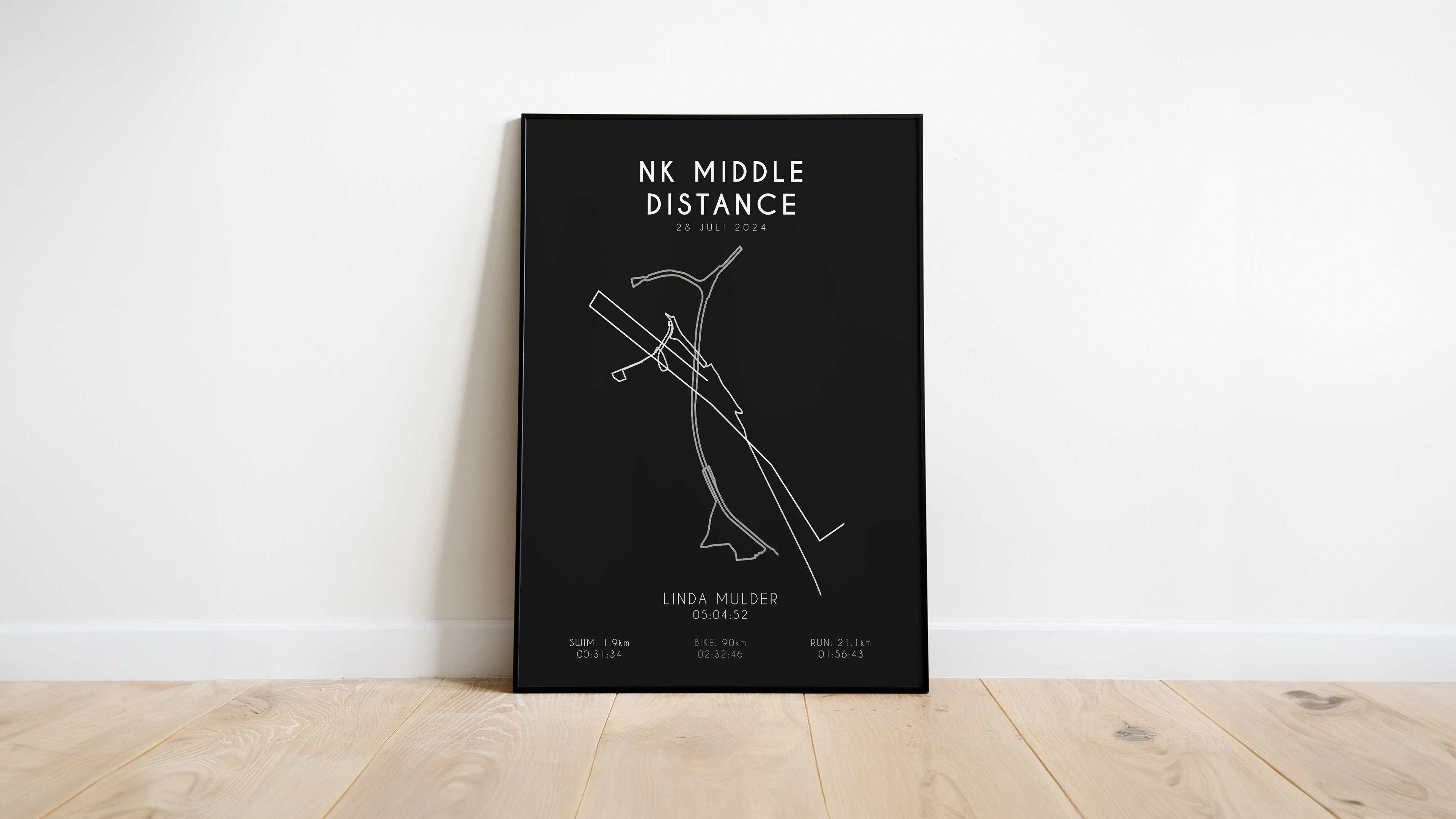 NK Middle Distance - Black Elegance - Poster