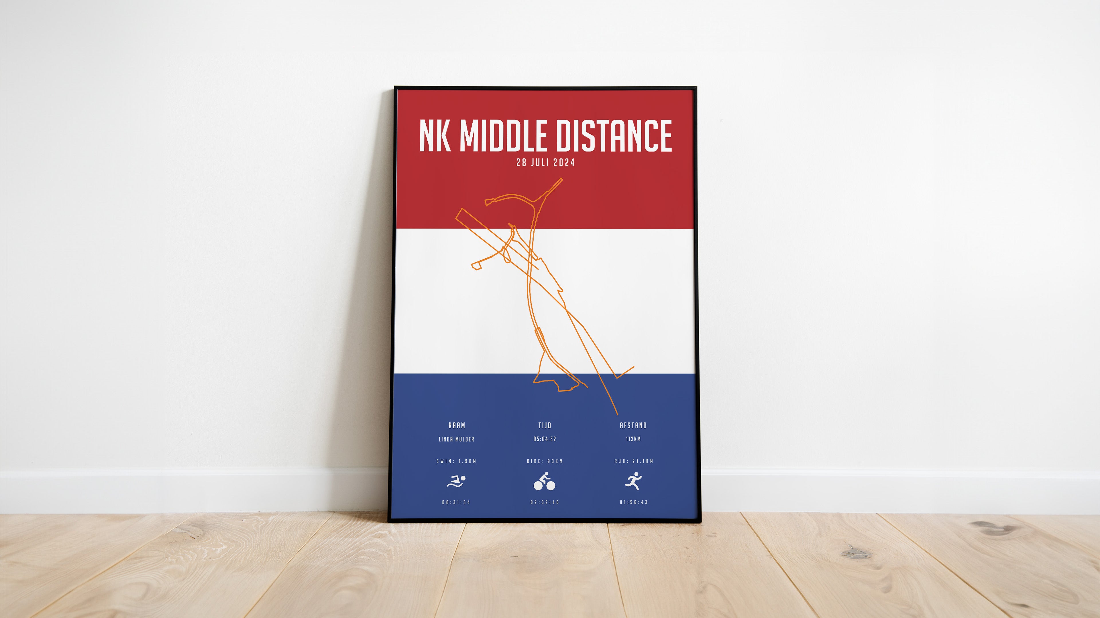 NK Middle Distance - City Flag - Poster
