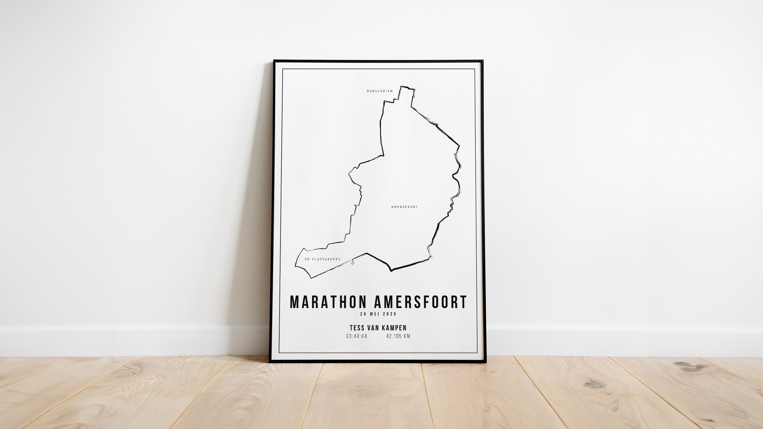 Marathon Amersfoort 2025 I Handmade Drawing I Poster