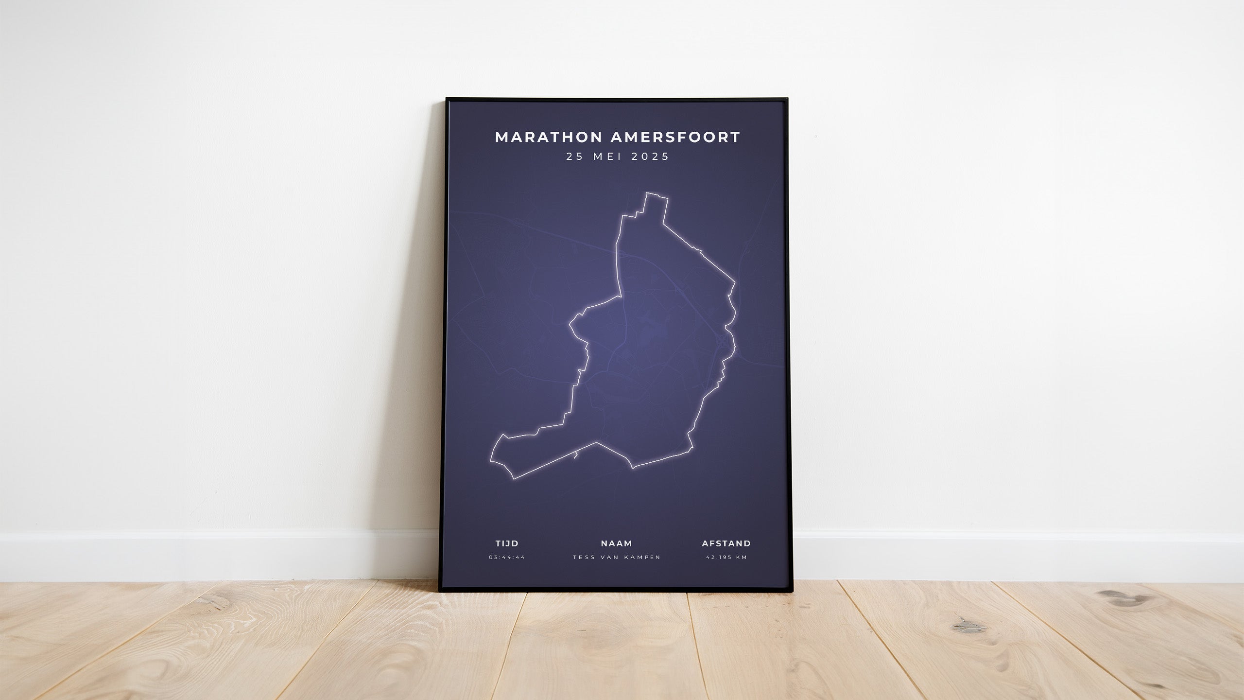 Marathon Amersfoort 2025 I Modern Citymap I Poster