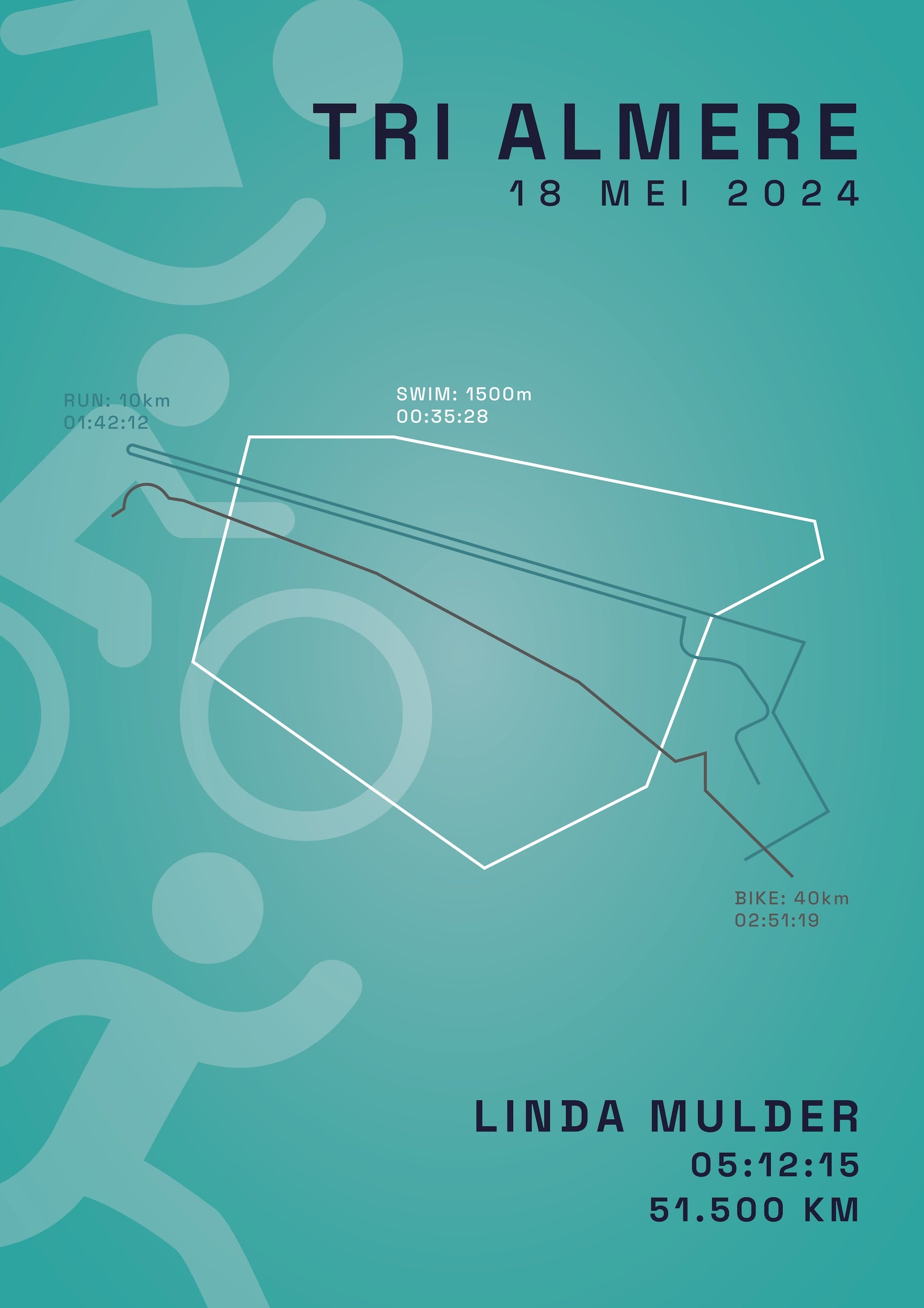 Tri Almere 2025 I Active Icon I Poster