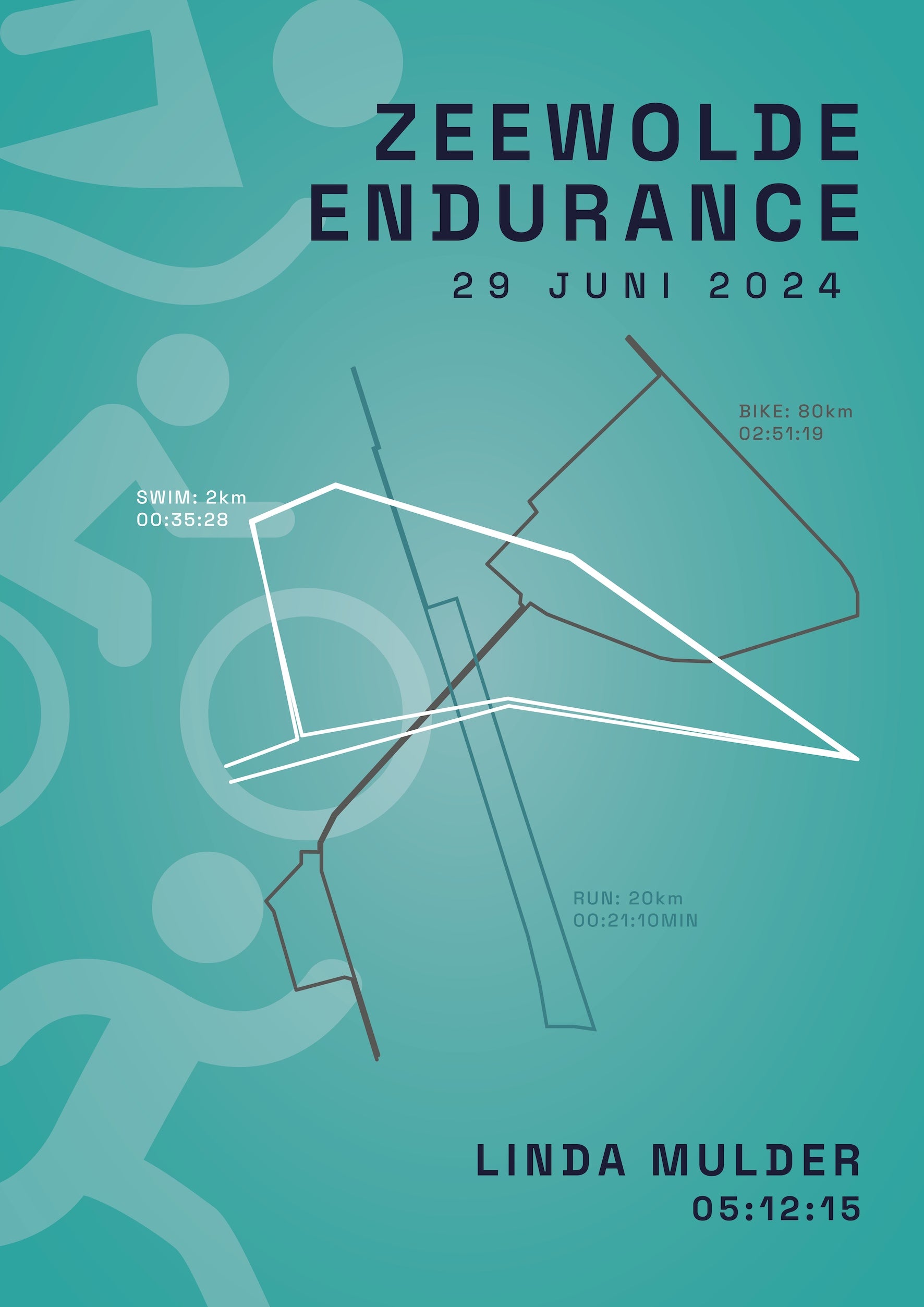 Zeewolde Endurance - Active Icon - Poster