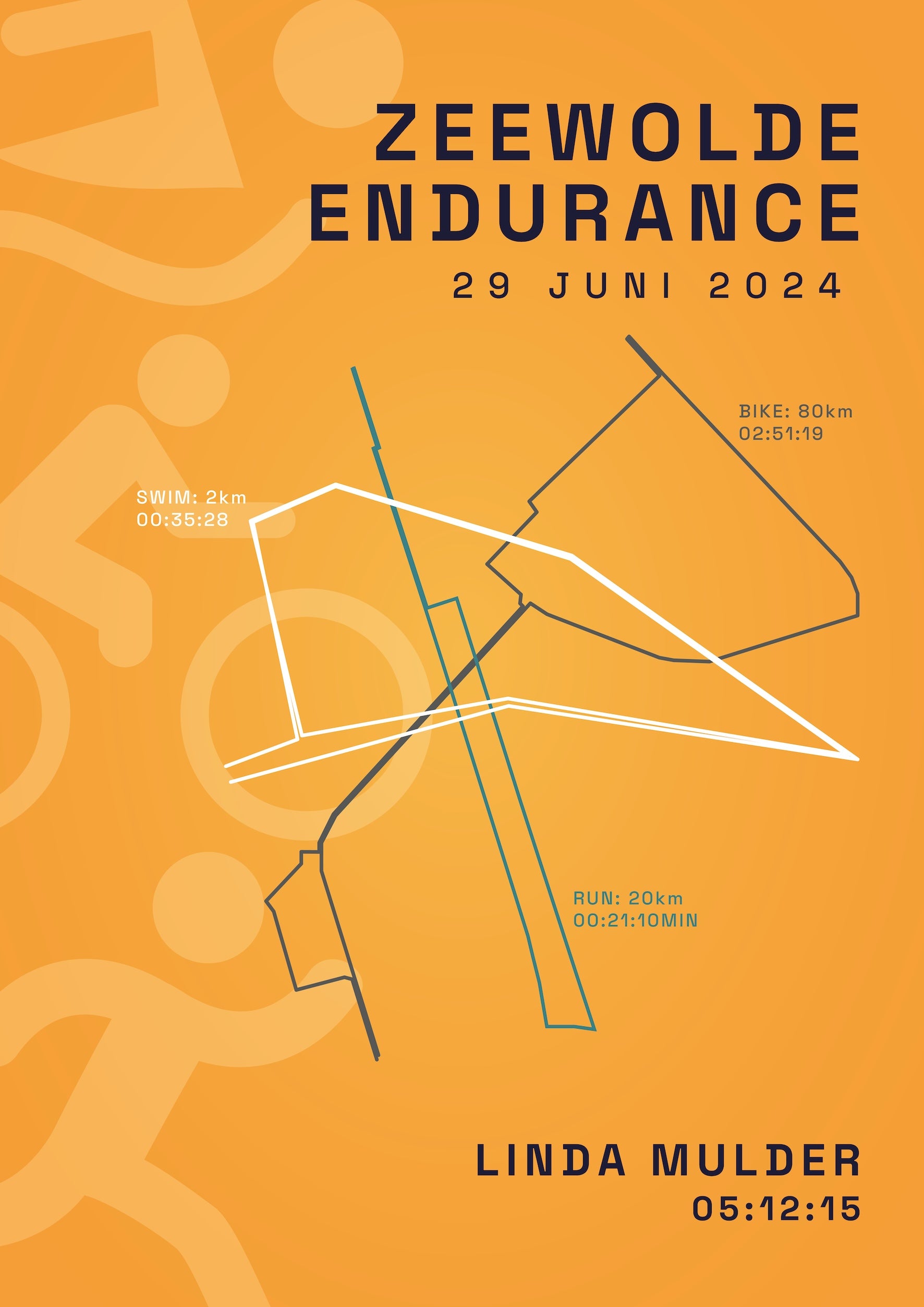 Zeewolde Endurance - Active Icon - Poster