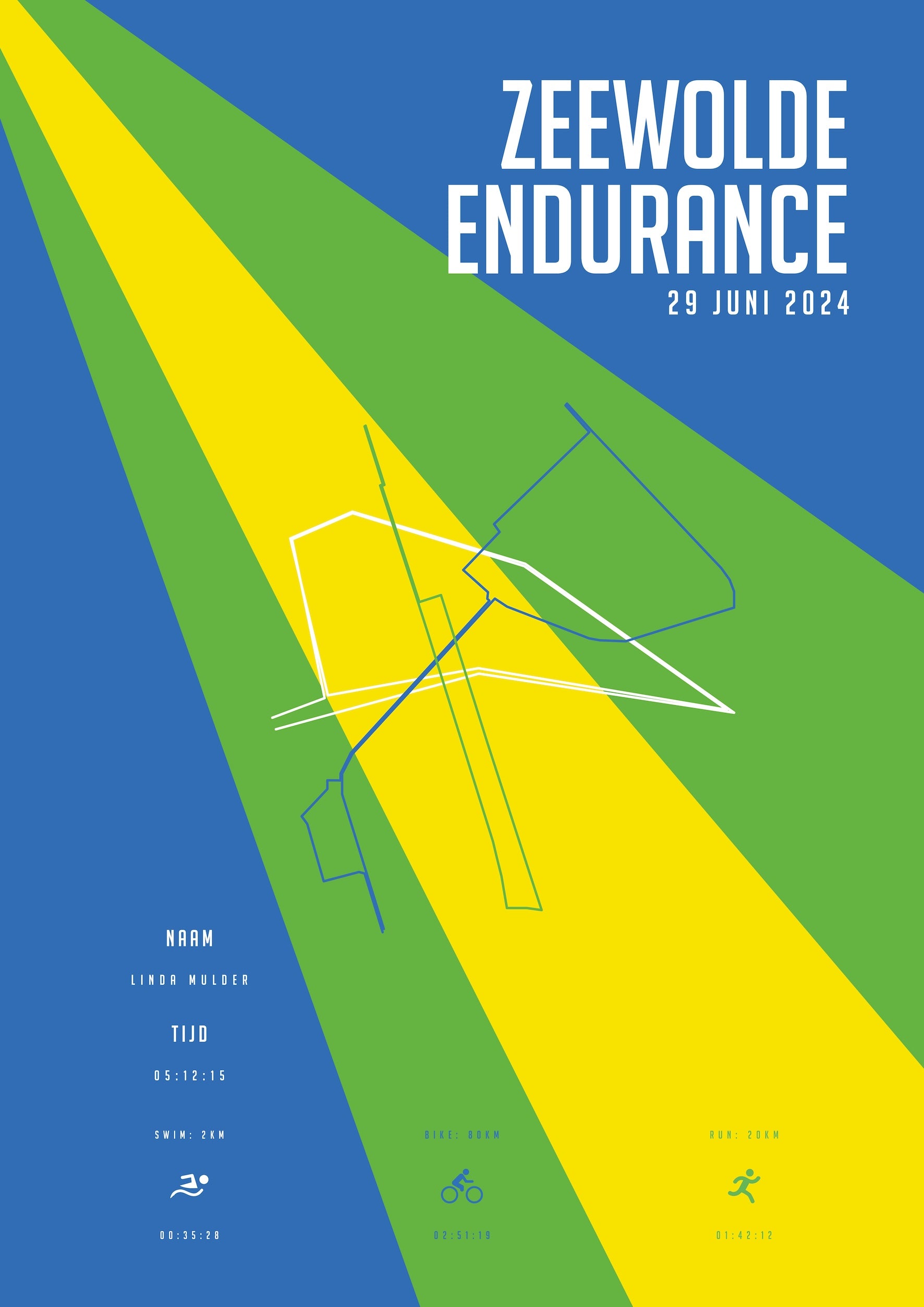 Zeewolde Endurance - City Flag - Poster
