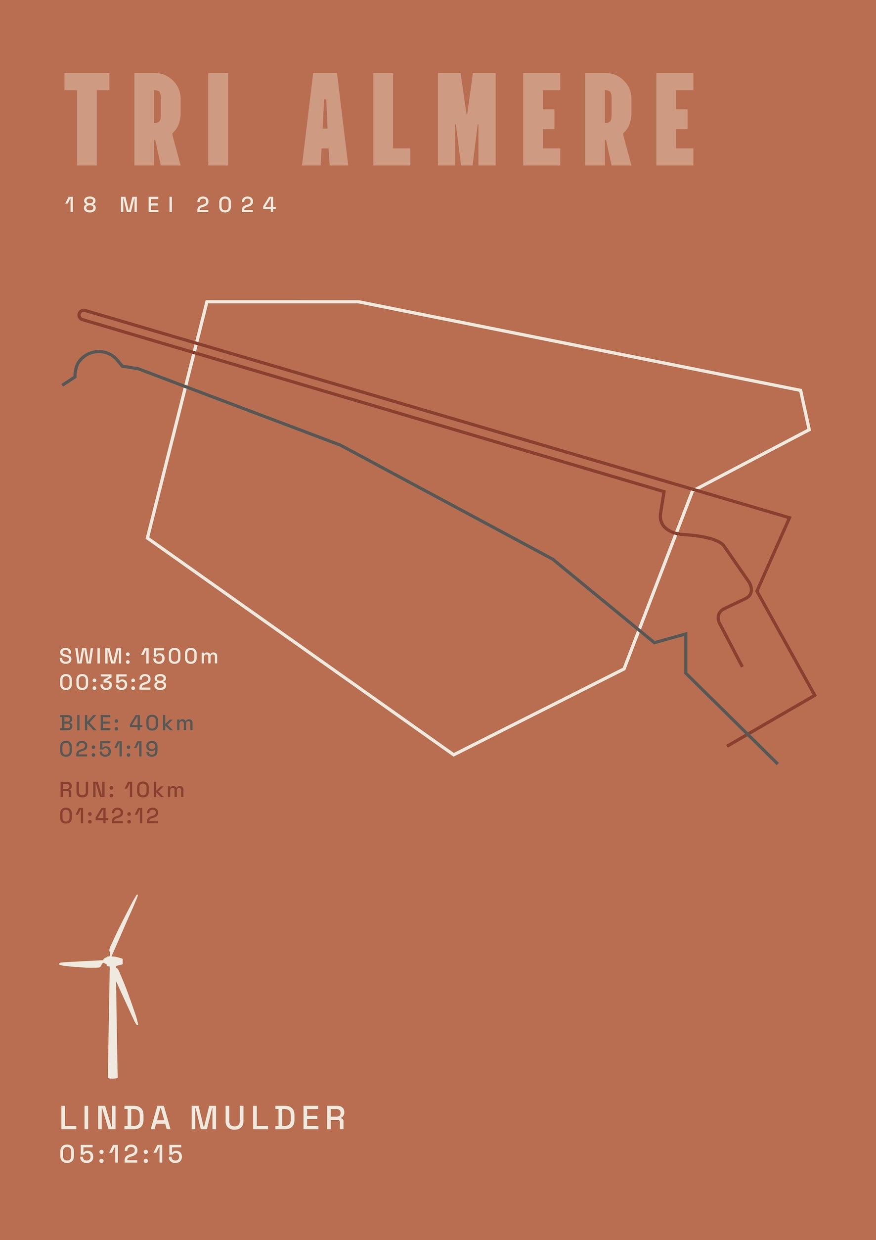 Tri Almere - Classic Solid - Poster