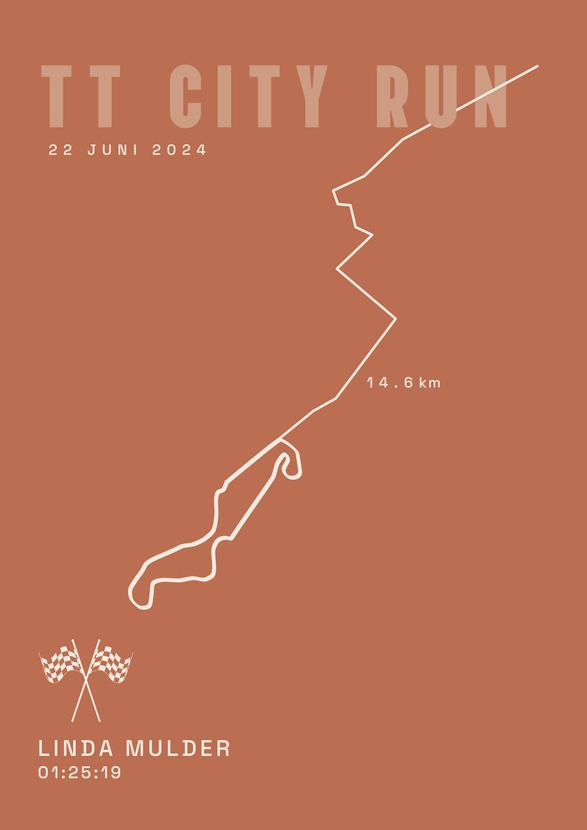 TT City Run - Classic Solid - Poster