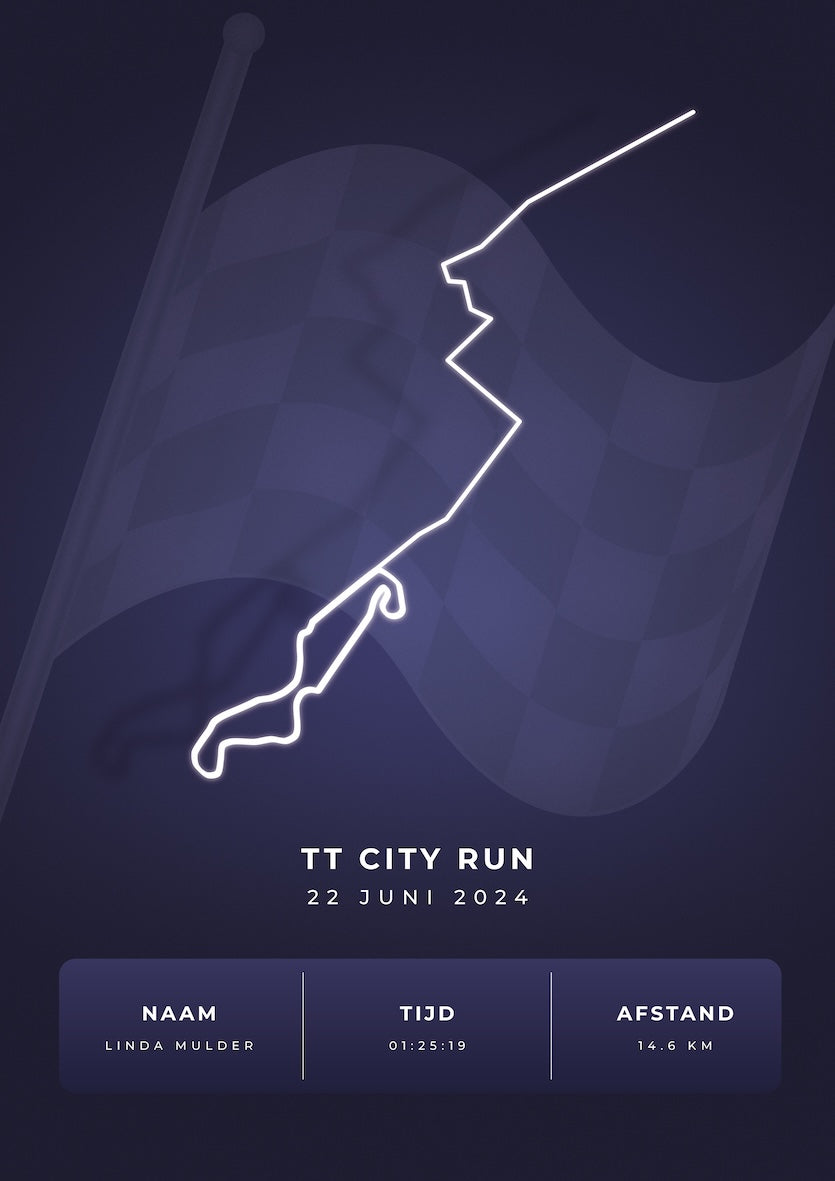 TT City Run - Stylish Landmark - Poster
