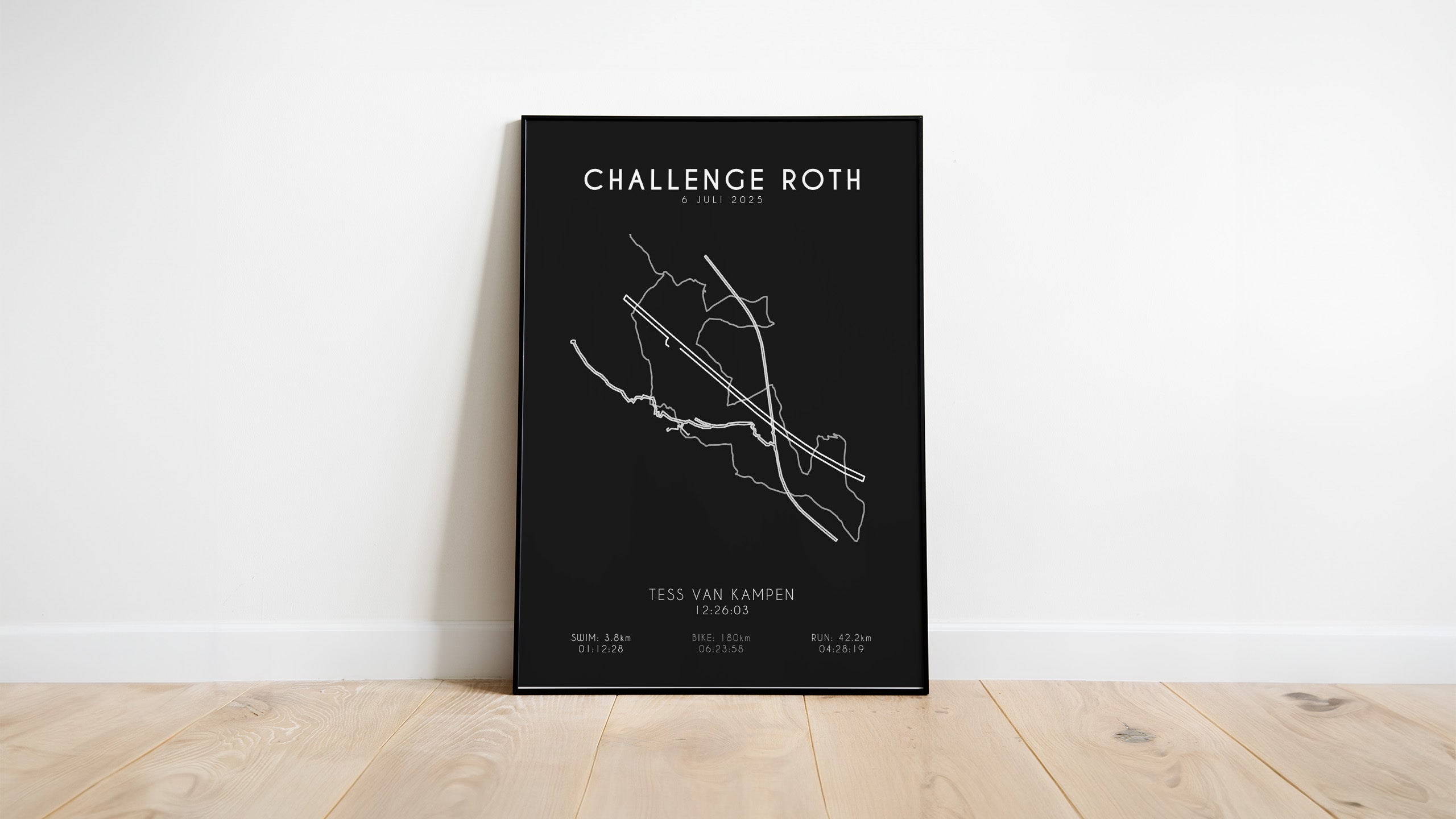 Challenge Roth 2025 I Black Elegance I Poster