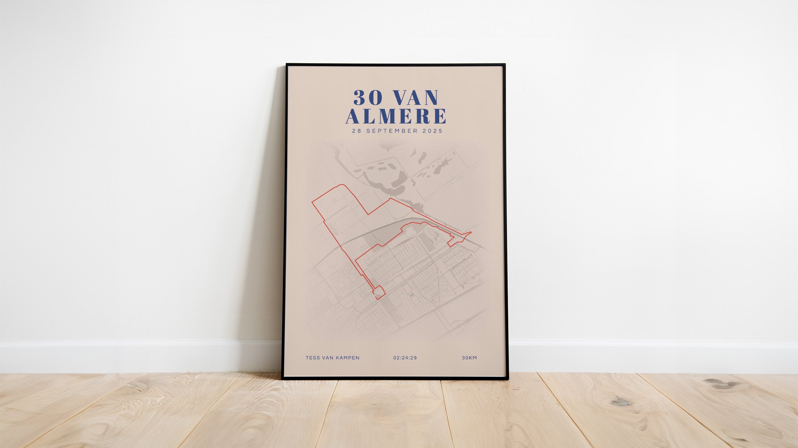 De 30 van Almere 2025 I Classic Citymap I Poster