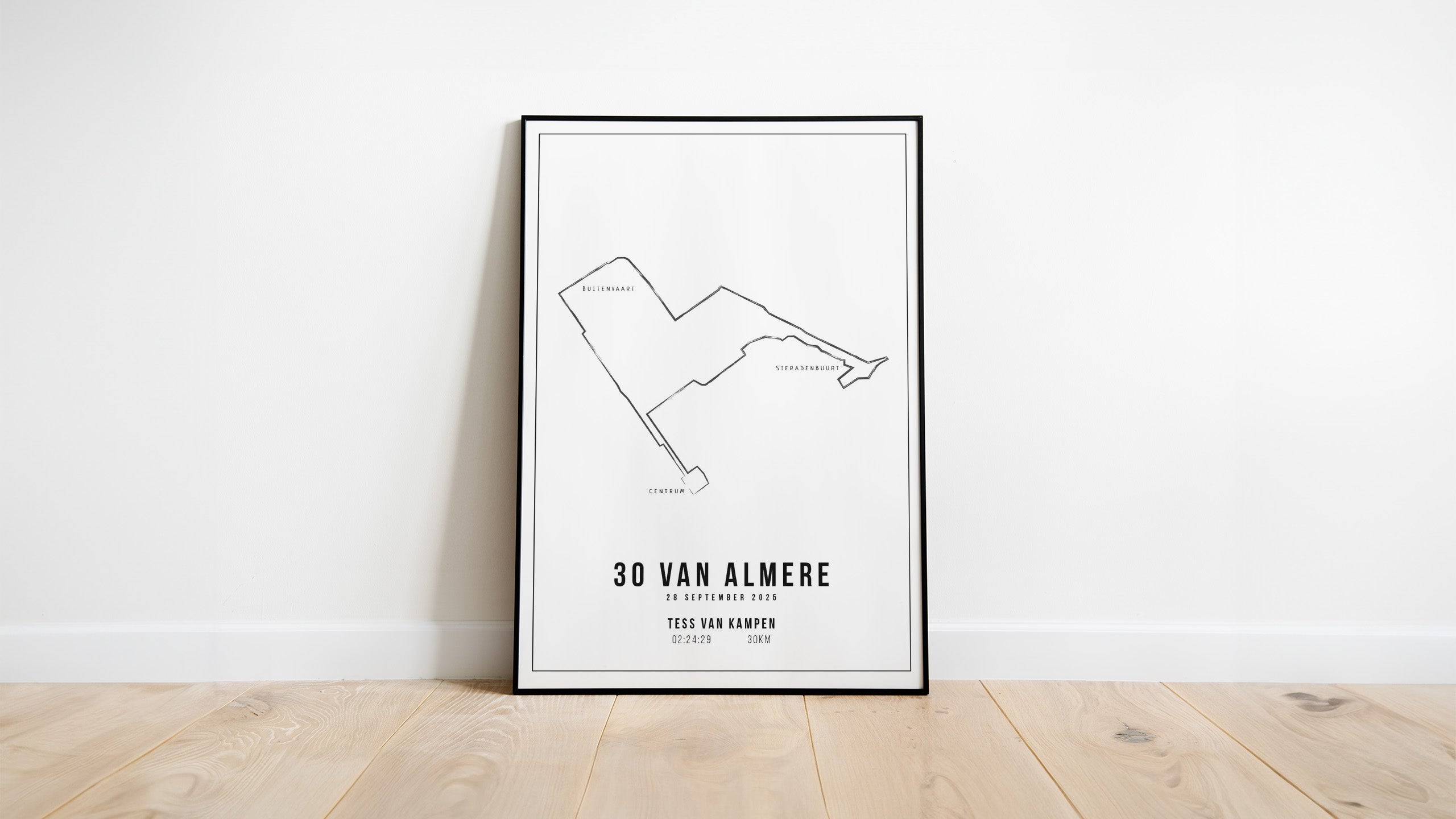 De 30 van Almere 2025 I Handmade Drawing I Poster
