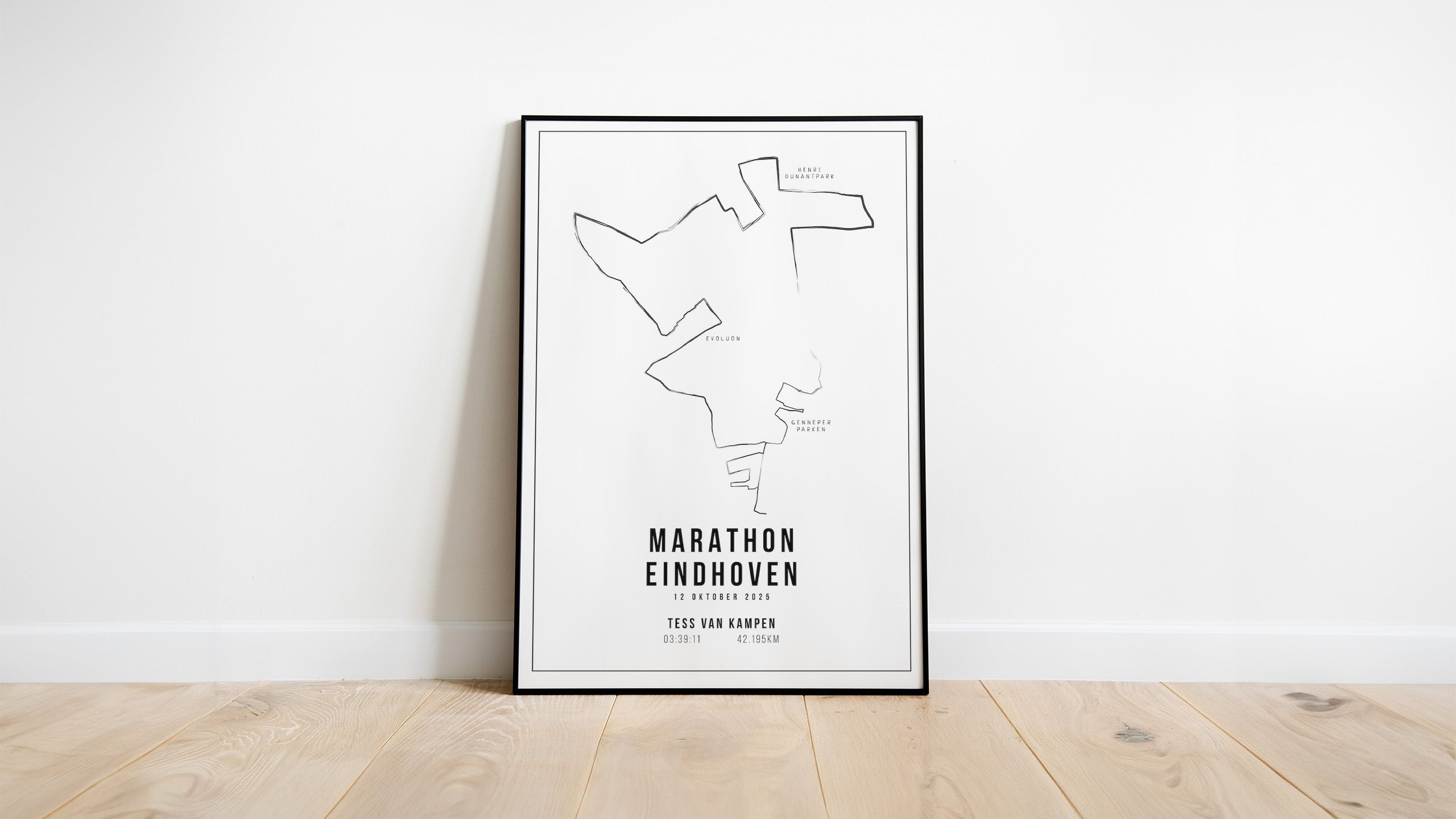 Marathon Eindhoven 2025 I Handmade Drawing I Poster